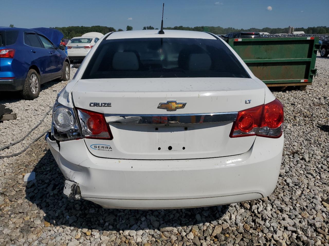 2013 Chevrolet Cruze Lt Белый vin: 1G1PC5SB2D7191220