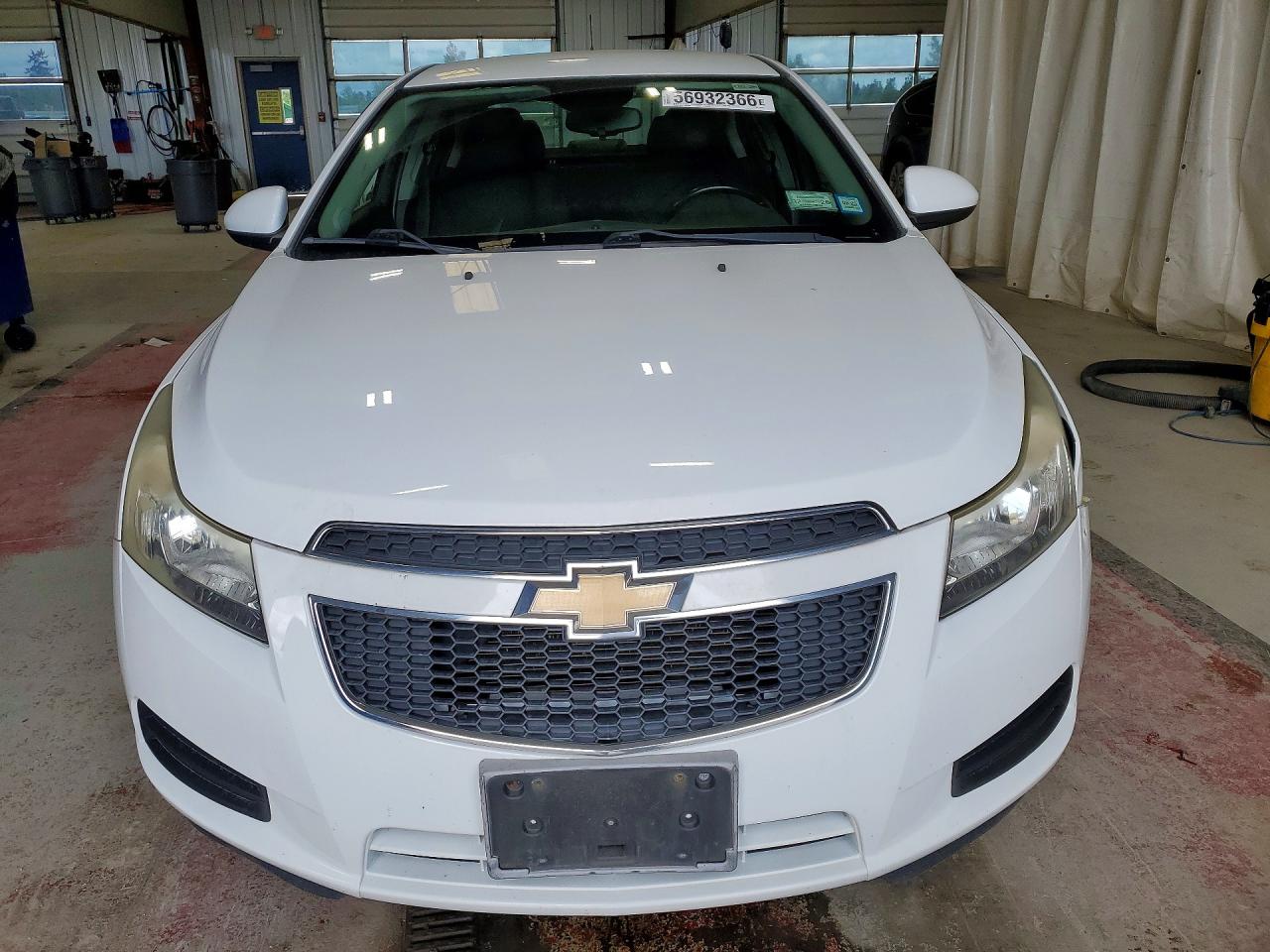 2013 Chevrolet Cruze Lt White vin: 1G1PC5SB2D7201146