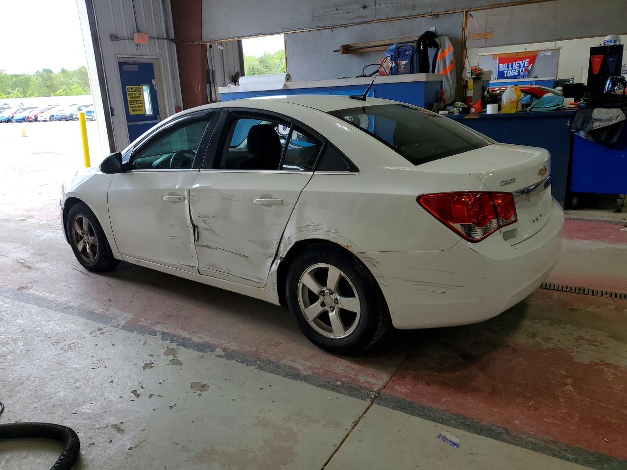 2013 Chevrolet Cruze Lt White vin: 1G1PC5SB2D7201146