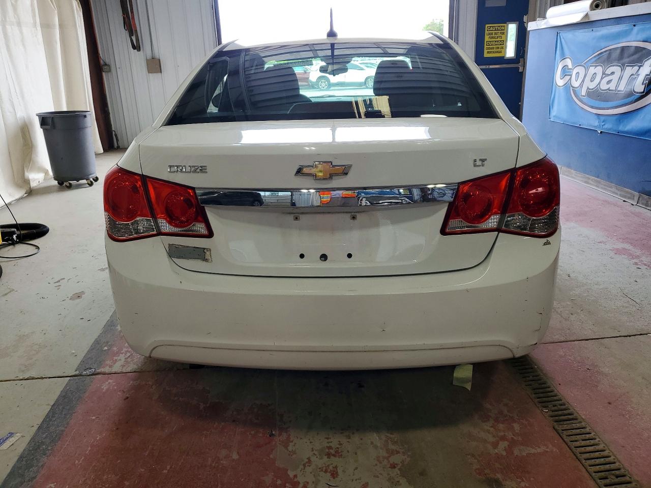 2013 Chevrolet Cruze Lt White vin: 1G1PC5SB2D7201146