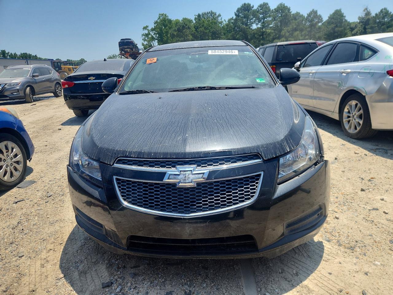 2013 Chevrolet Cruze Lt Black vin: 1G1PC5SB2D7201759