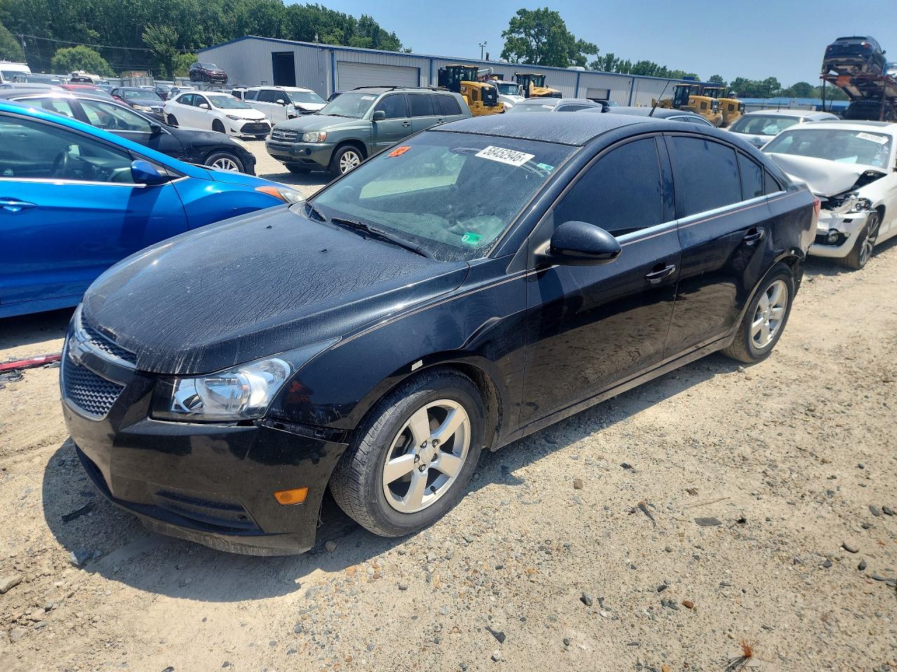 2013 Chevrolet Cruze Lt Black vin: 1G1PC5SB2D7201759