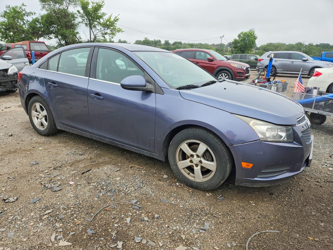 2013 Chevrolet Cruze Lt Синий vin: 1G1PC5SB2D7203530