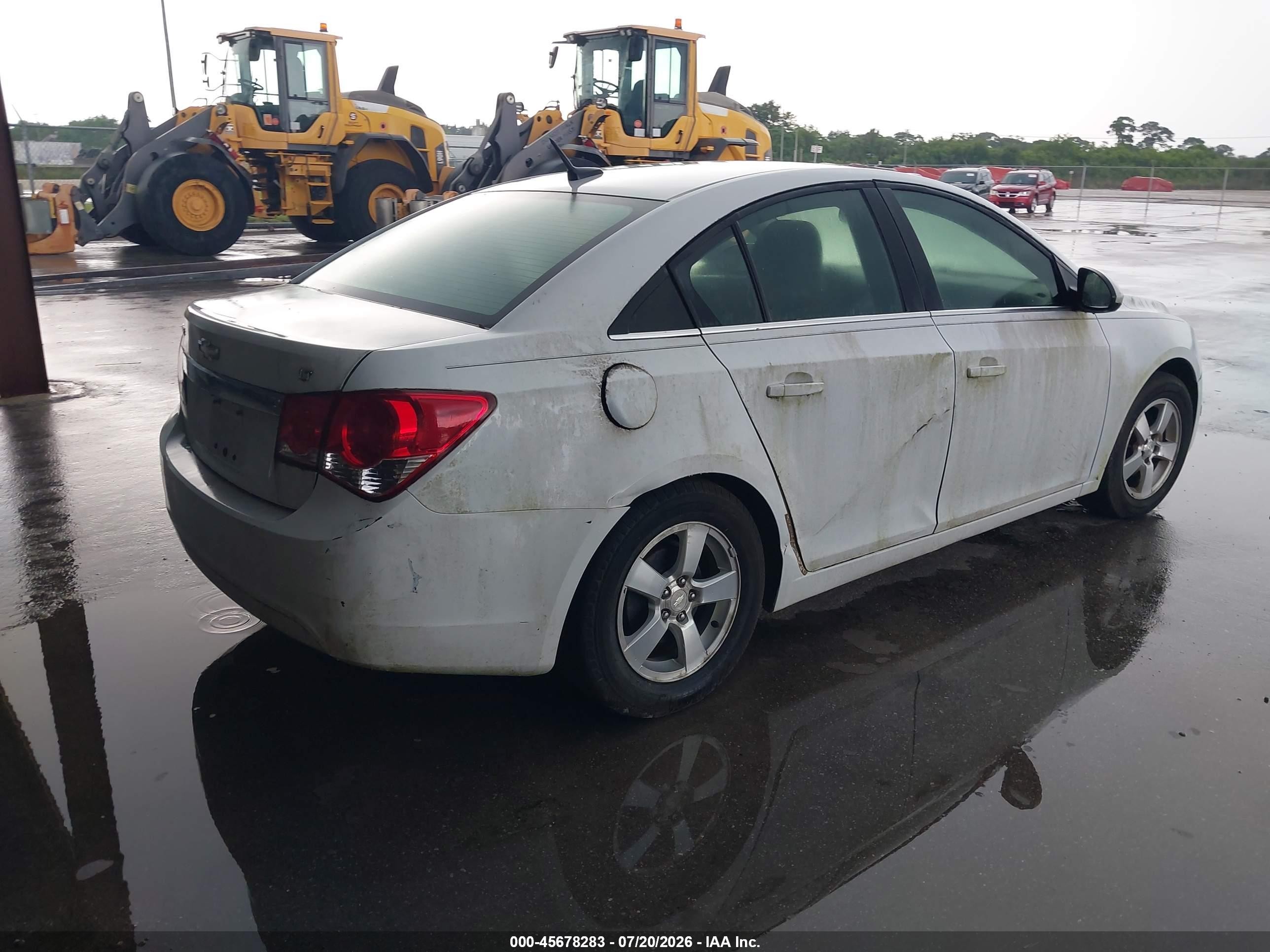 2013 Chevrolet Cruze 1lt Auto White vin: 1G1PC5SB2D7233479
