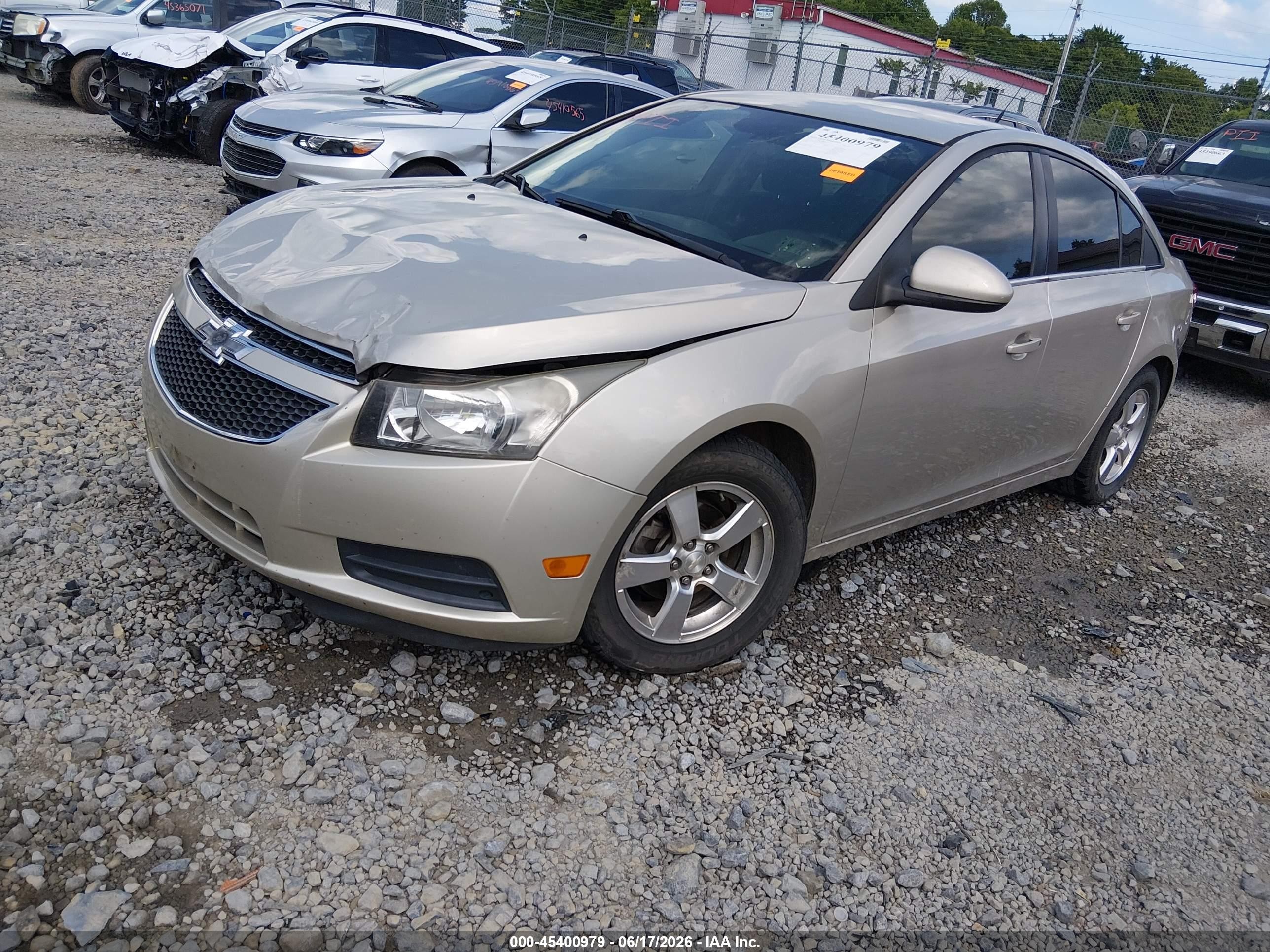 2013 Chevrolet Cruze 1lt Auto Gold vin: 1G1PC5SB2D7250041