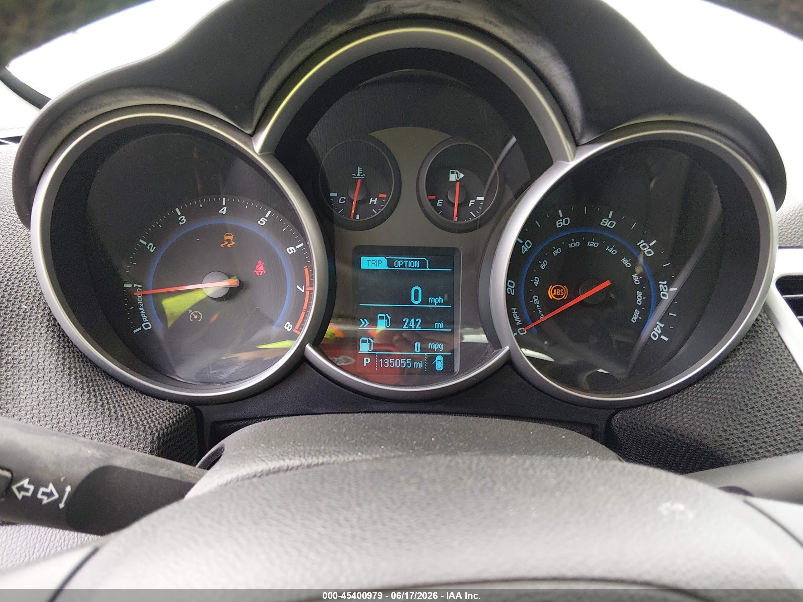 2013 Chevrolet Cruze 1lt Auto Gold vin: 1G1PC5SB2D7250041