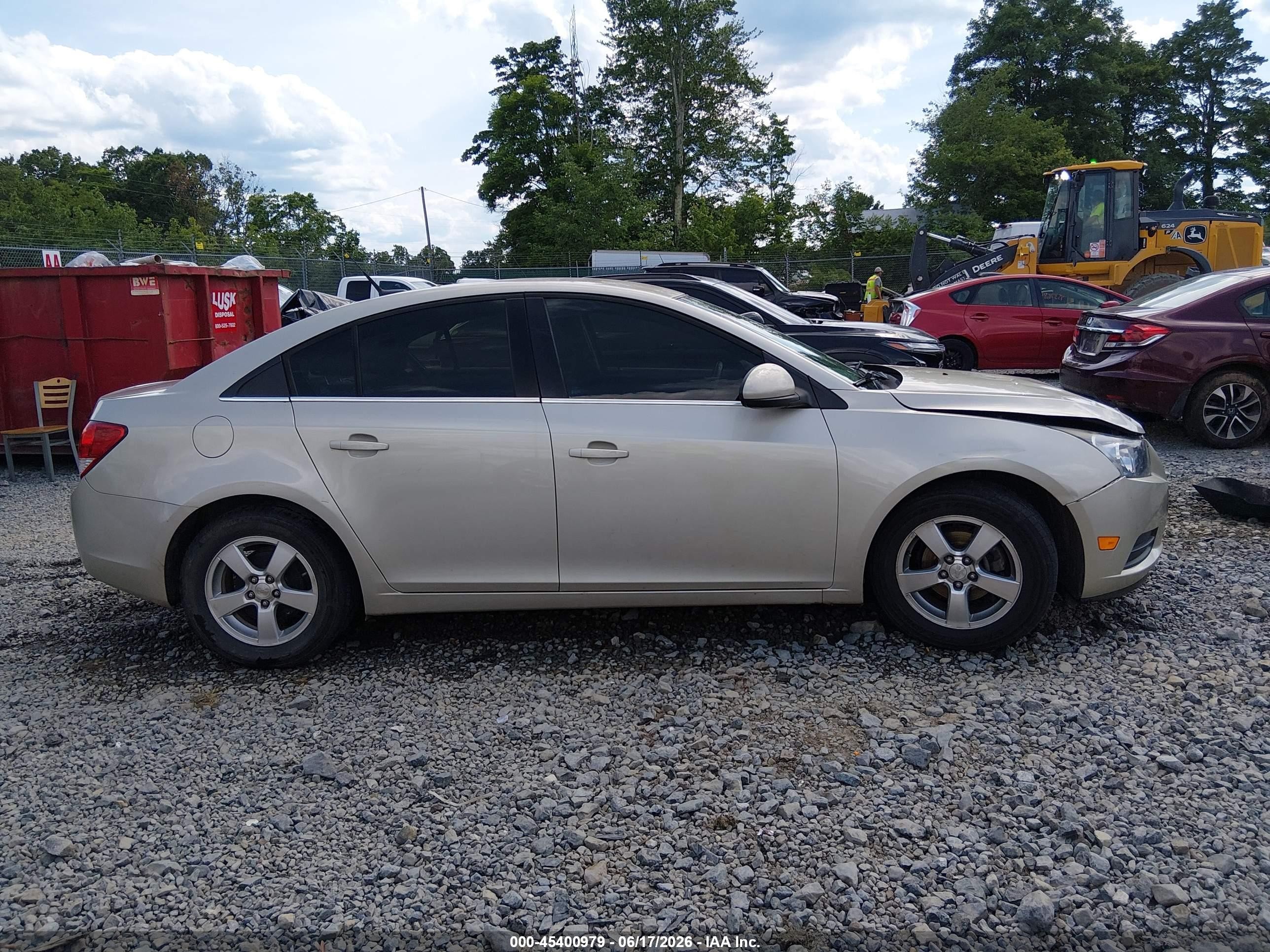 2013 Chevrolet Cruze 1lt Auto Gold vin: 1G1PC5SB2D7250041