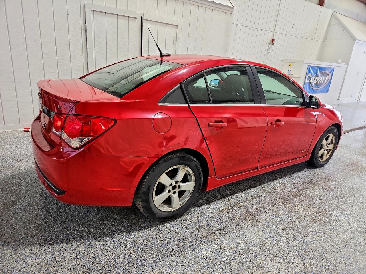2013 Chevrolet Cruze Lt Red vin: 1G1PC5SB2D7274291