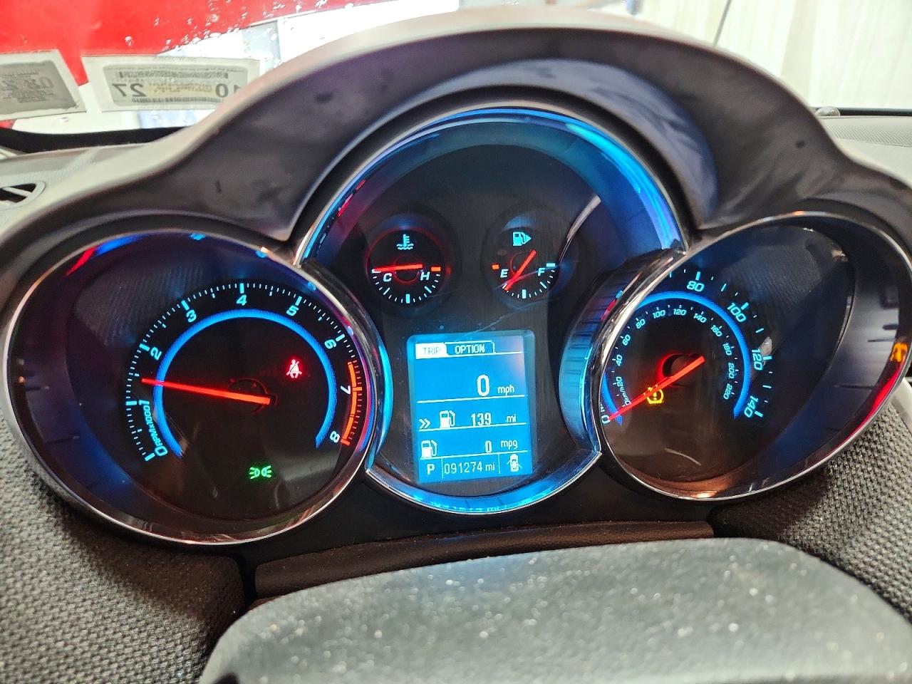 2013 Chevrolet Cruze Lt Red vin: 1G1PC5SB2D7274291