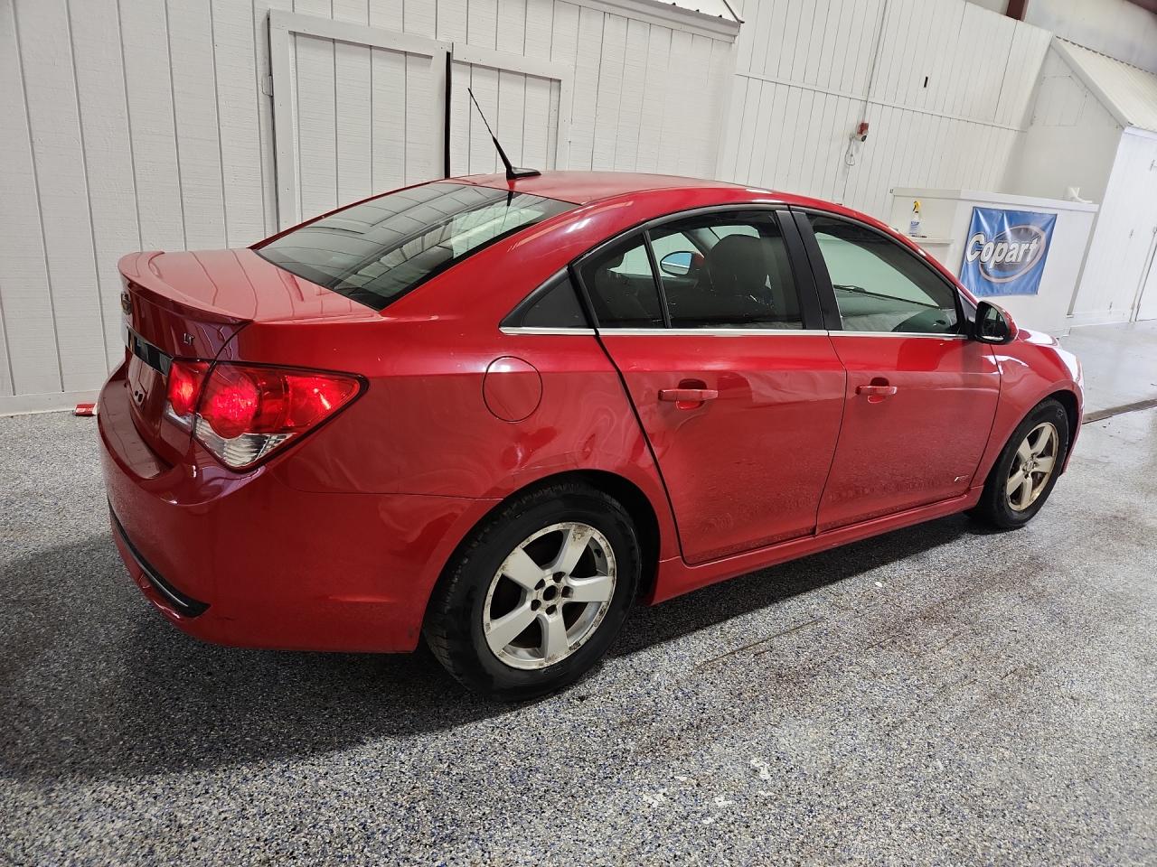 2013 Chevrolet Cruze Lt Red vin: 1G1PC5SB2D7274291 Damage: Right Rear Wheel, Corrosion, > 12 Inches