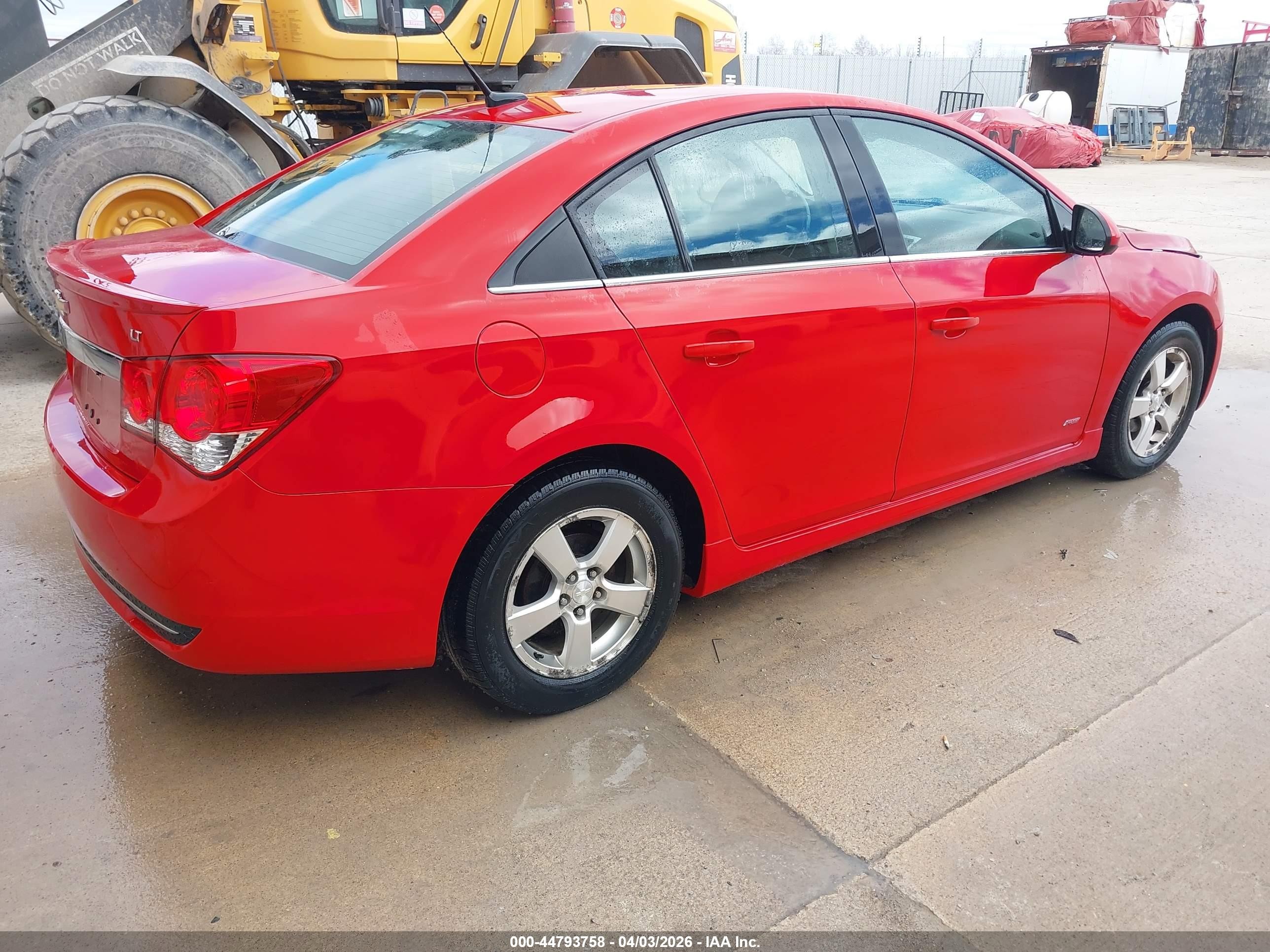 2013 Chevrolet Cruze 1lt Auto Red vin: 1G1PC5SB2D7276610