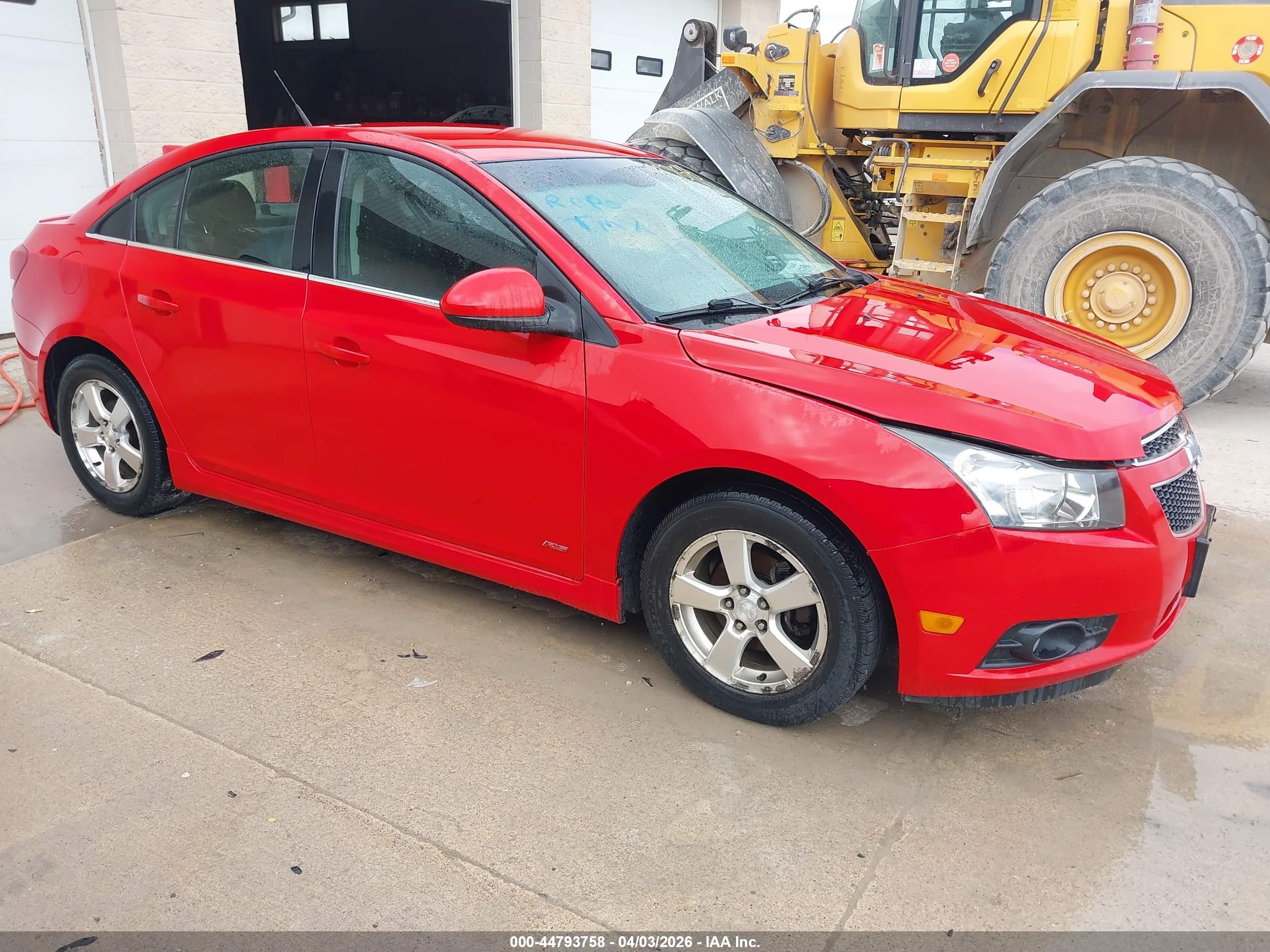 2013 Chevrolet Cruze 1lt Auto Красный vin: 1G1PC5SB2D7276610