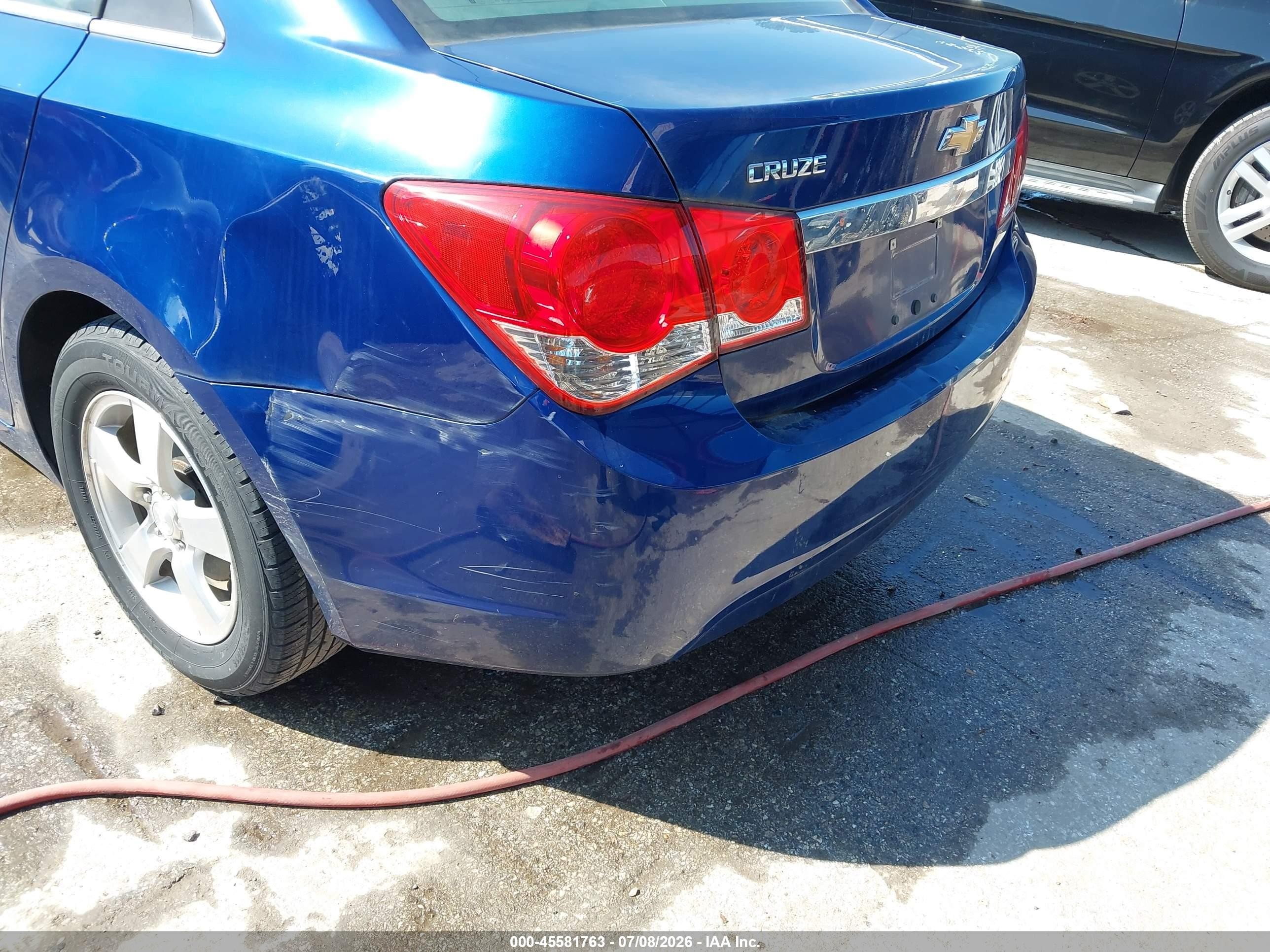 2013 Chevrolet Cruze 1lt Auto Blue vin: 1G1PC5SB2D7281774
