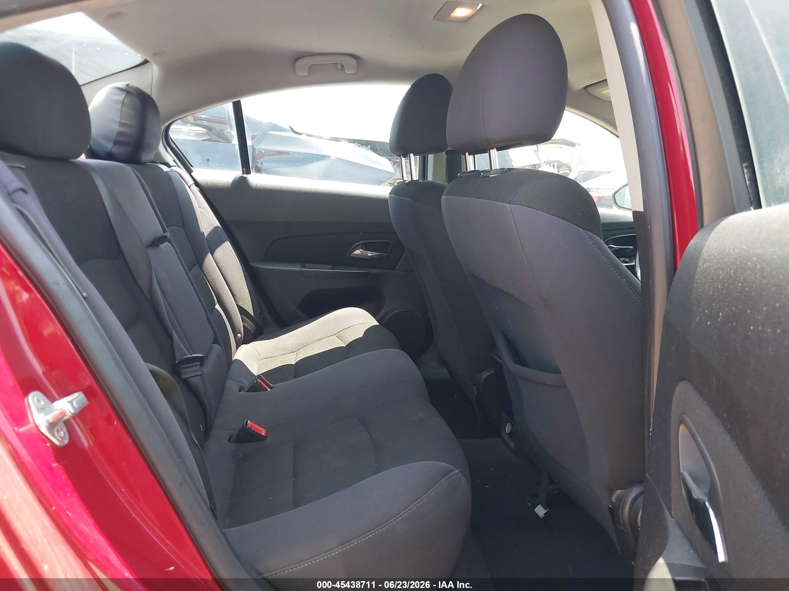 2013 Chevrolet Cruze 1lt Auto Red vin: 1G1PC5SB2D7283539