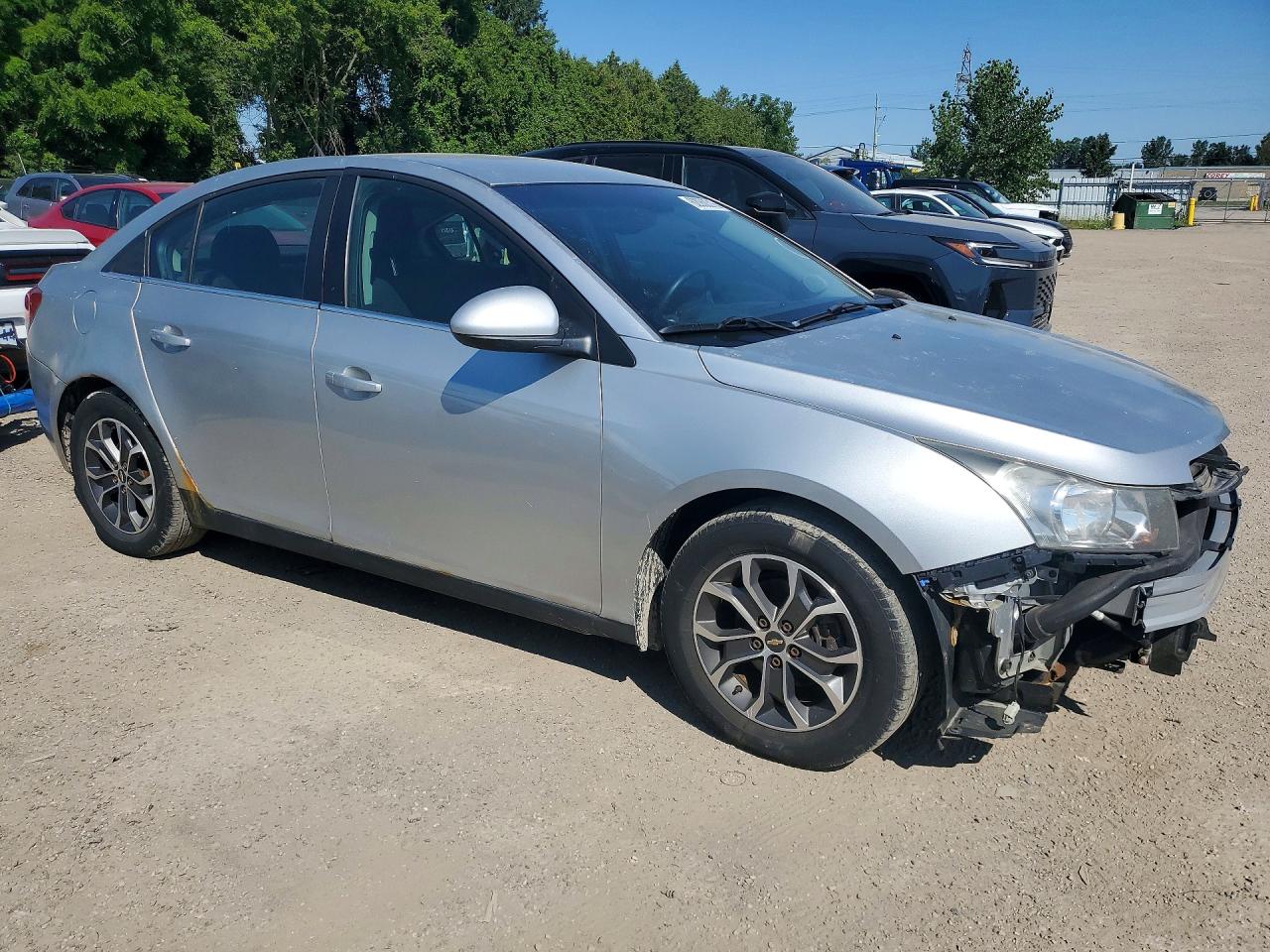 2013 Chevrolet Cruze Lt Gray vin: 1G1PC5SB2D7290930