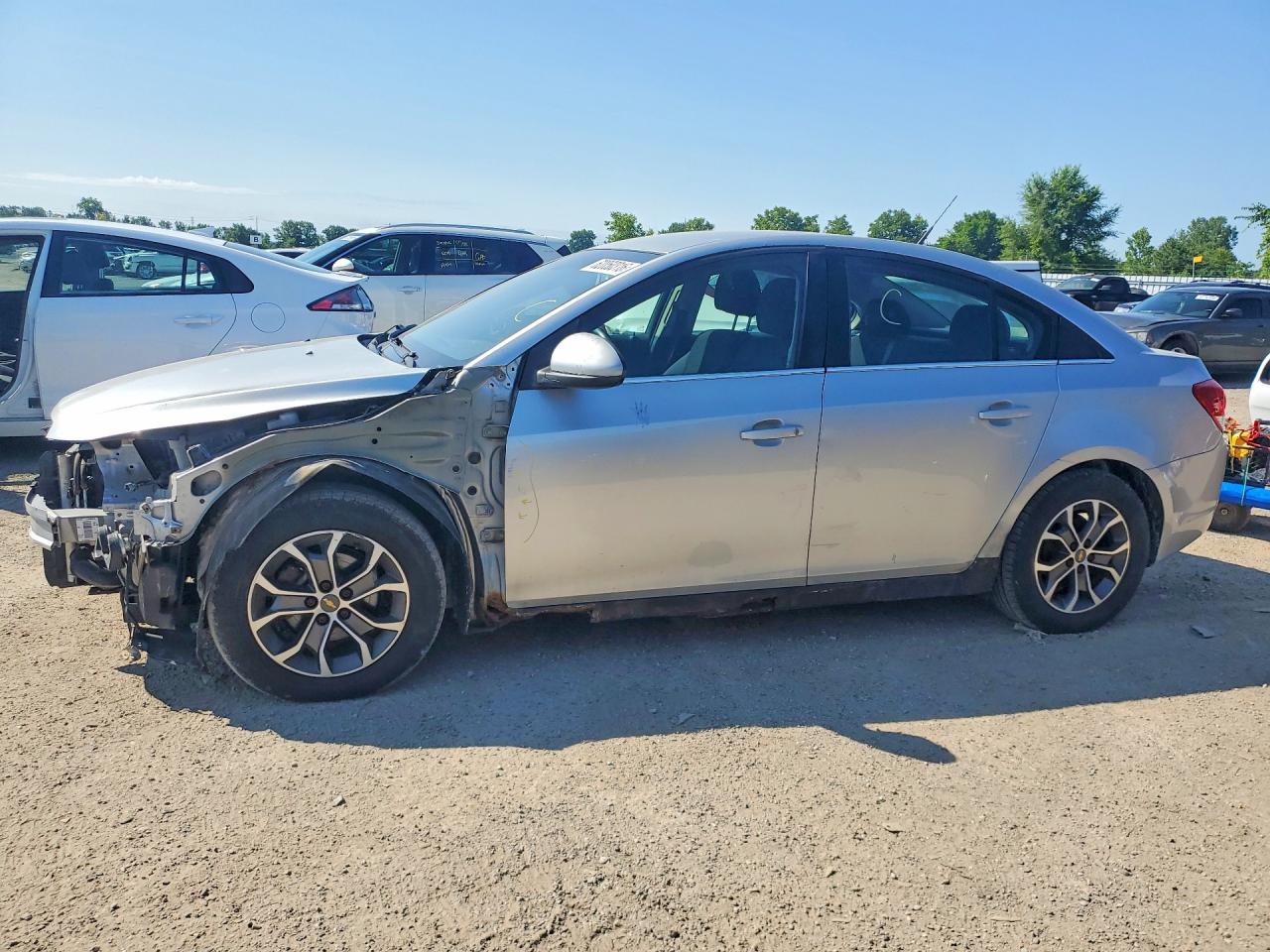 2013 Chevrolet Cruze Lt Gray vin: 1G1PC5SB2D7290930