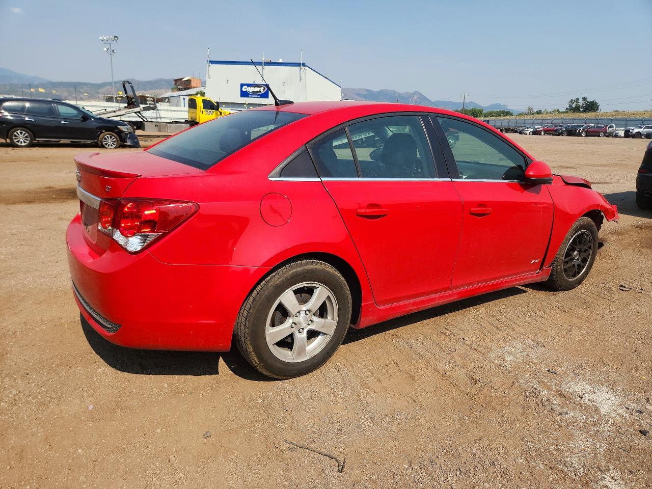 2013 Chevrolet Cruze Lt Red vin: 1G1PC5SB2D7301327