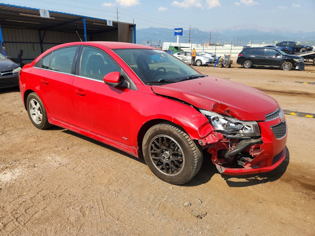 2013 Chevrolet Cruze Lt Red vin: 1G1PC5SB2D7301327