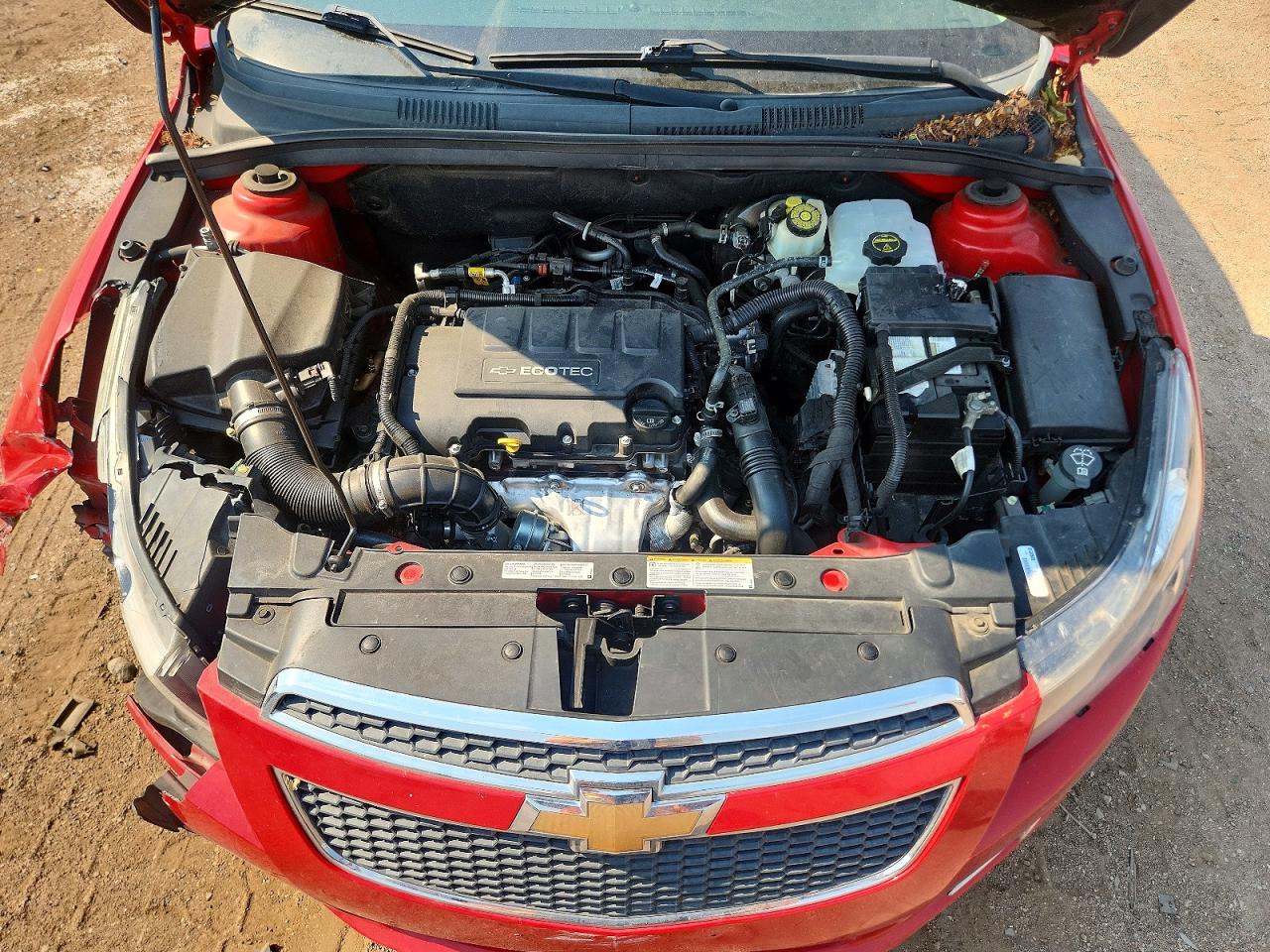 2013 Chevrolet Cruze Lt Red vin: 1G1PC5SB2D7301327