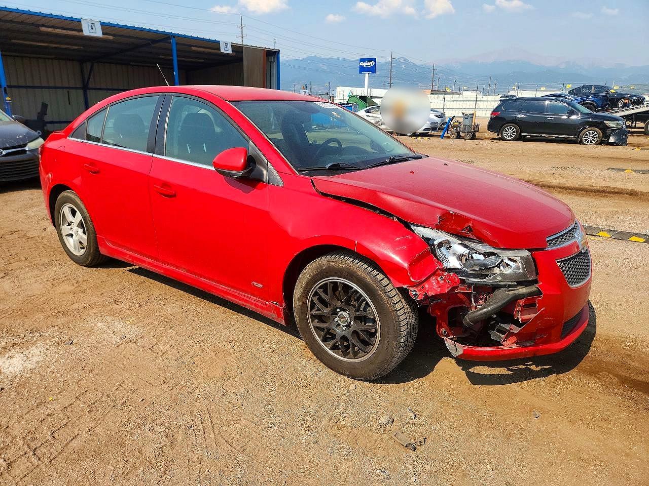 2013 Chevrolet Cruze Lt Red vin: 1G1PC5SB2D7301327