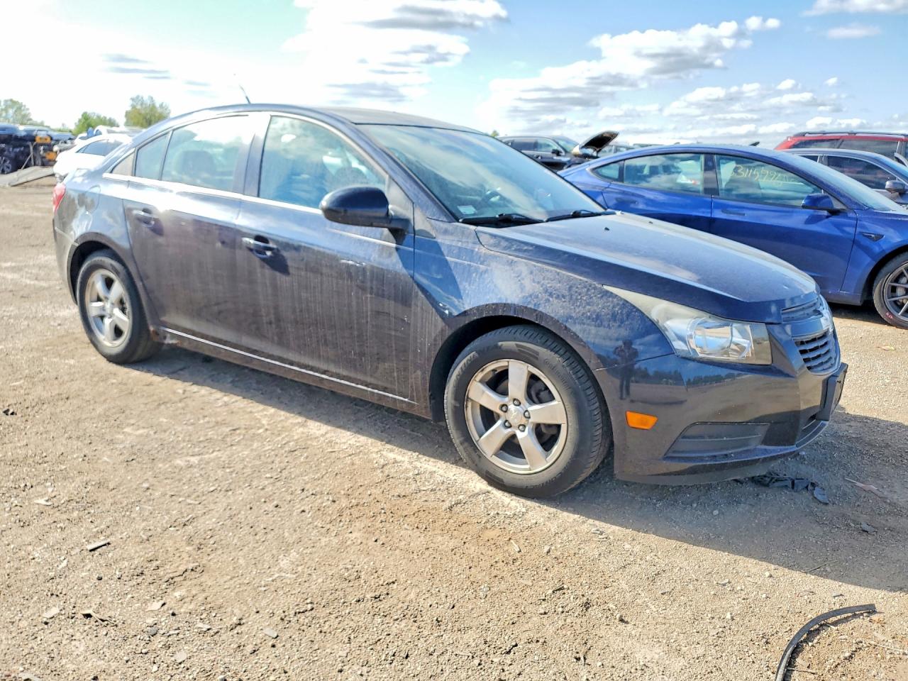 2013 Chevrolet Cruze Lt Blue vin: 1G1PC5SB2D7316345