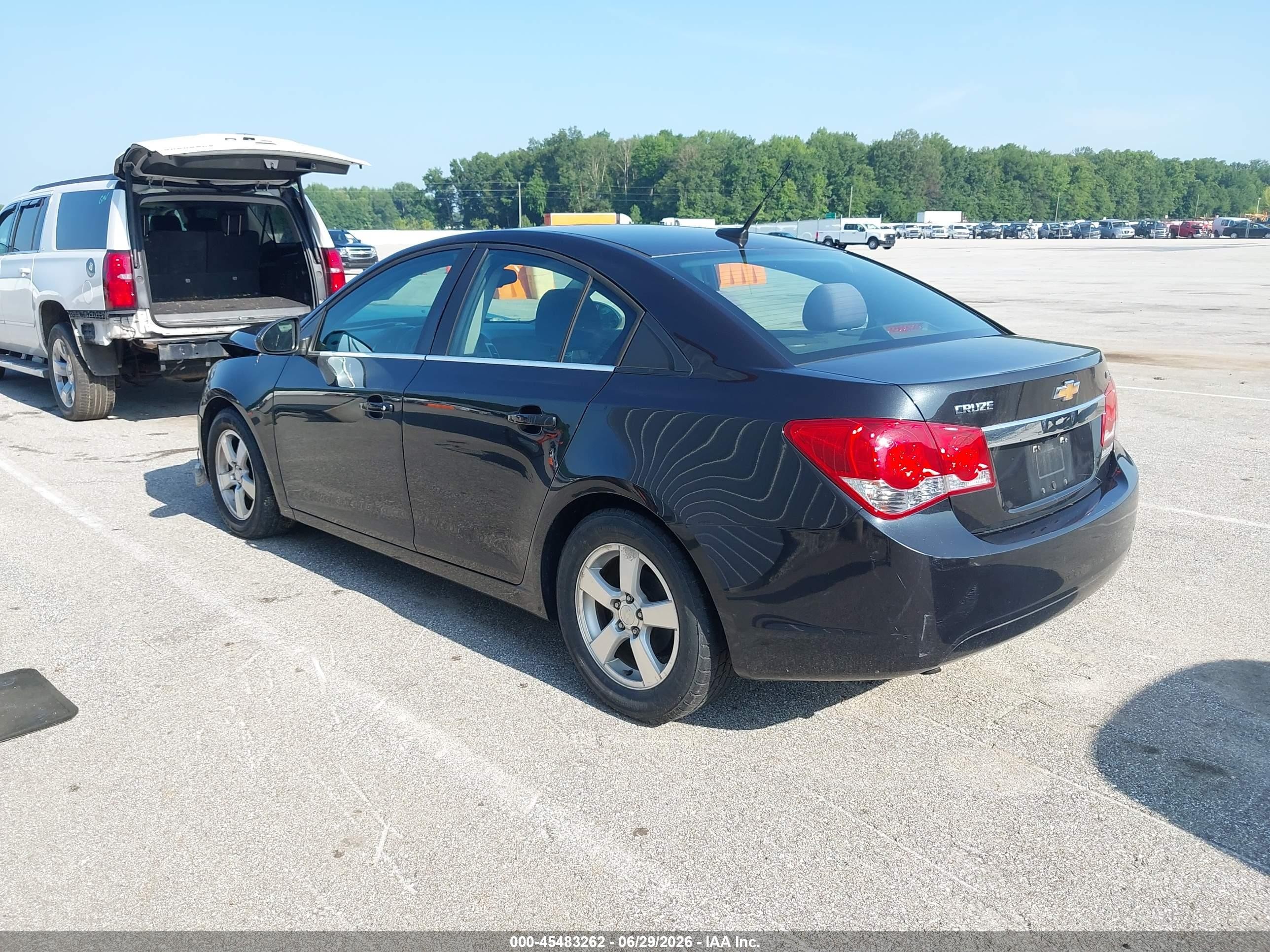 2014 Chevrolet Cruze 1lt Auto Black vin: 1G1PC5SB2E7105342