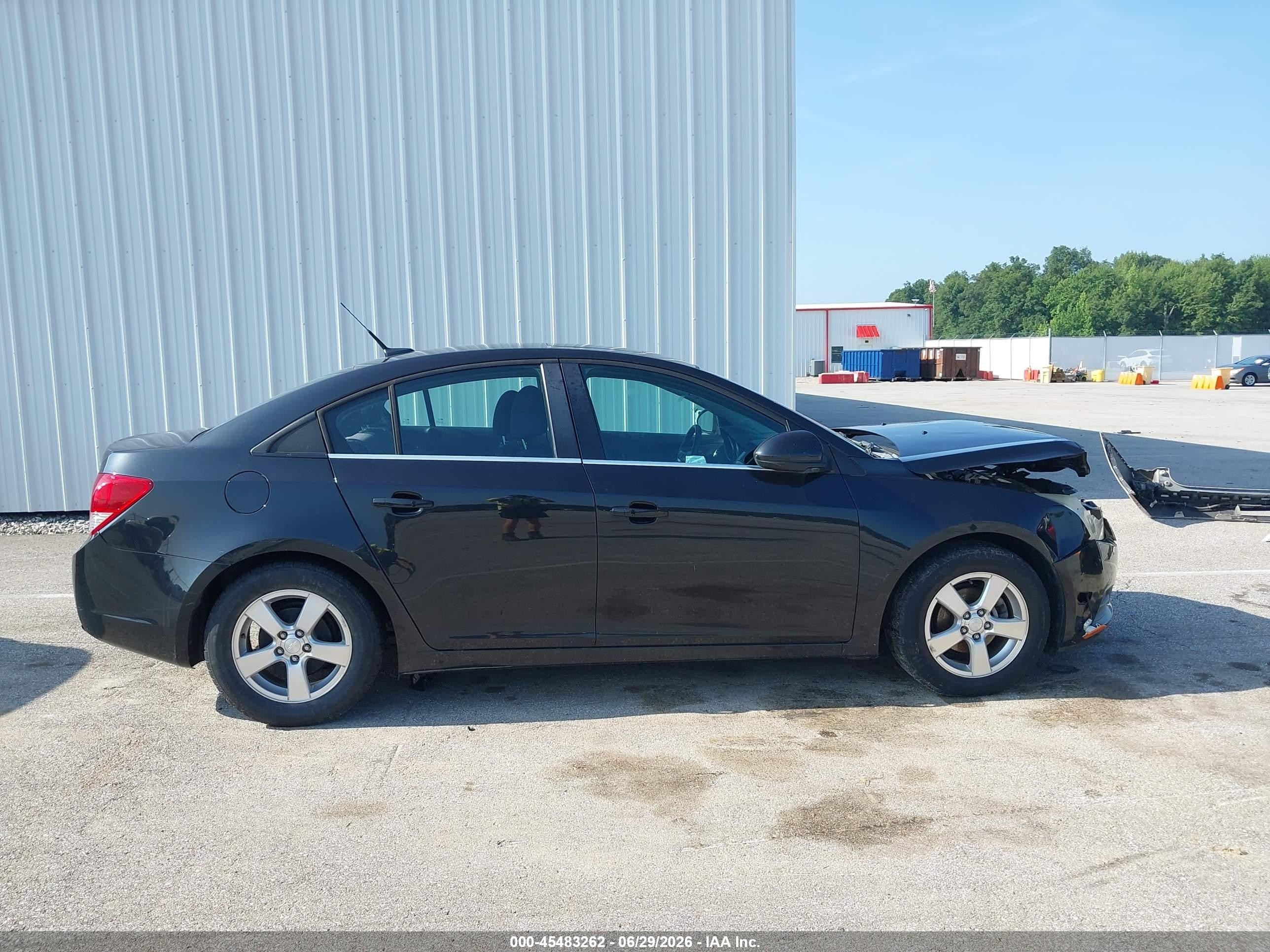 2014 Chevrolet Cruze 1lt Auto Black vin: 1G1PC5SB2E7105342