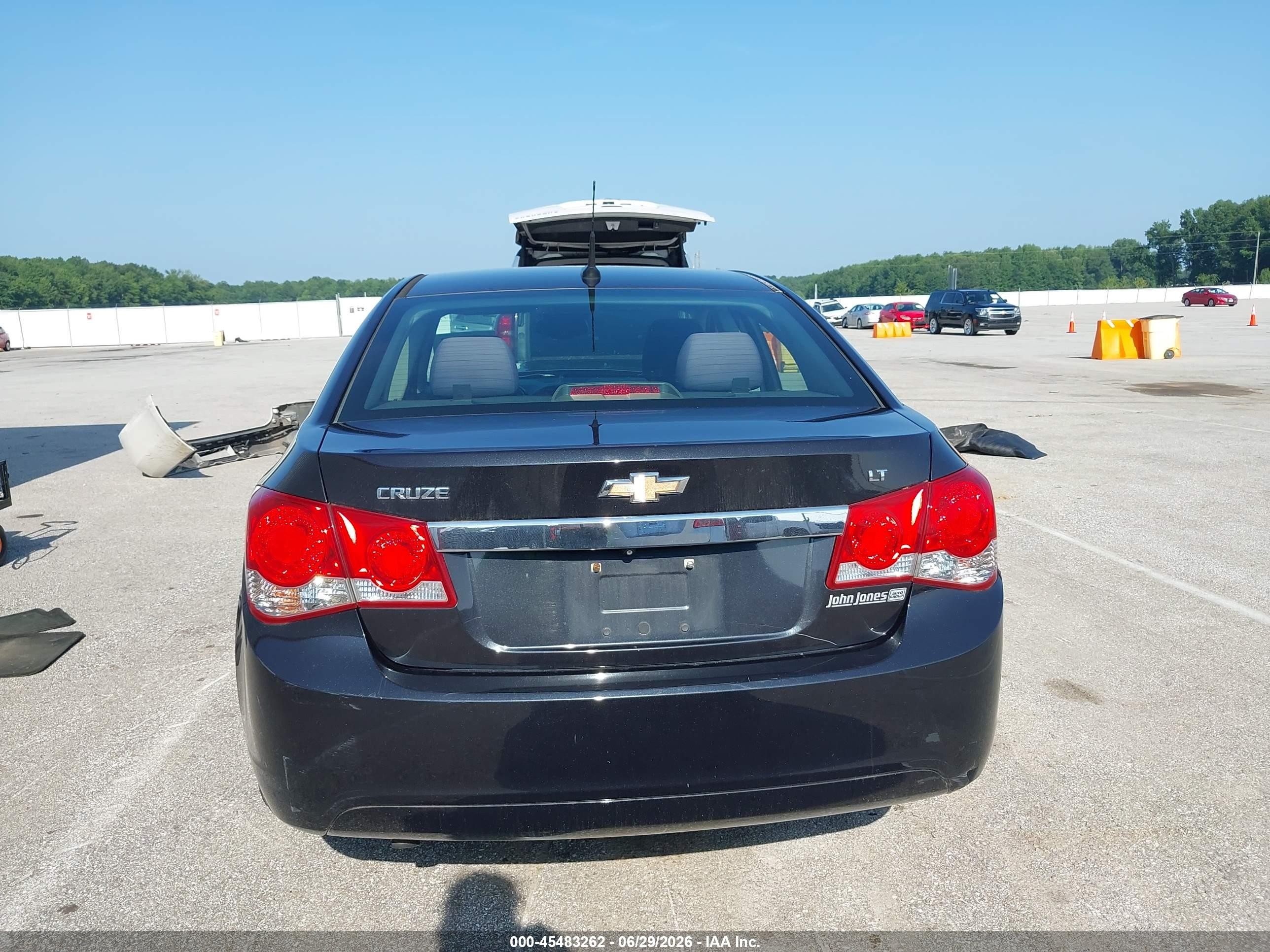 2014 Chevrolet Cruze 1lt Auto Black vin: 1G1PC5SB2E7105342