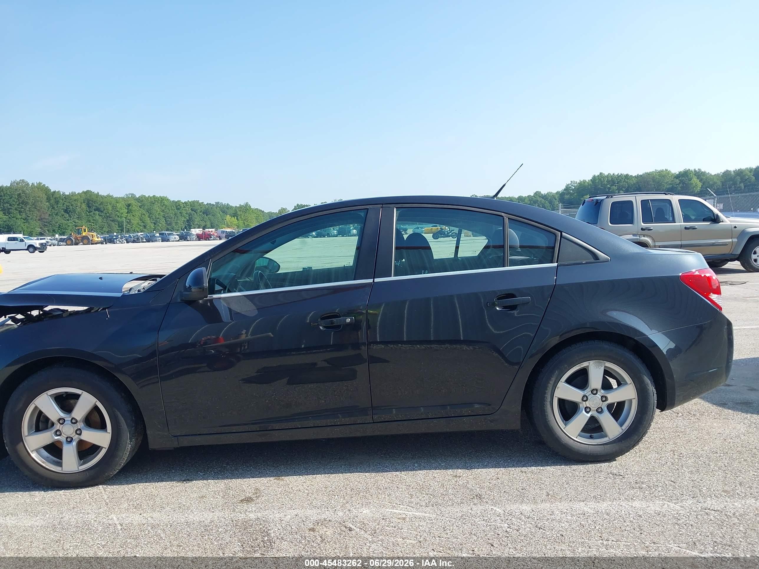 2014 Chevrolet Cruze 1lt Auto Black vin: 1G1PC5SB2E7105342