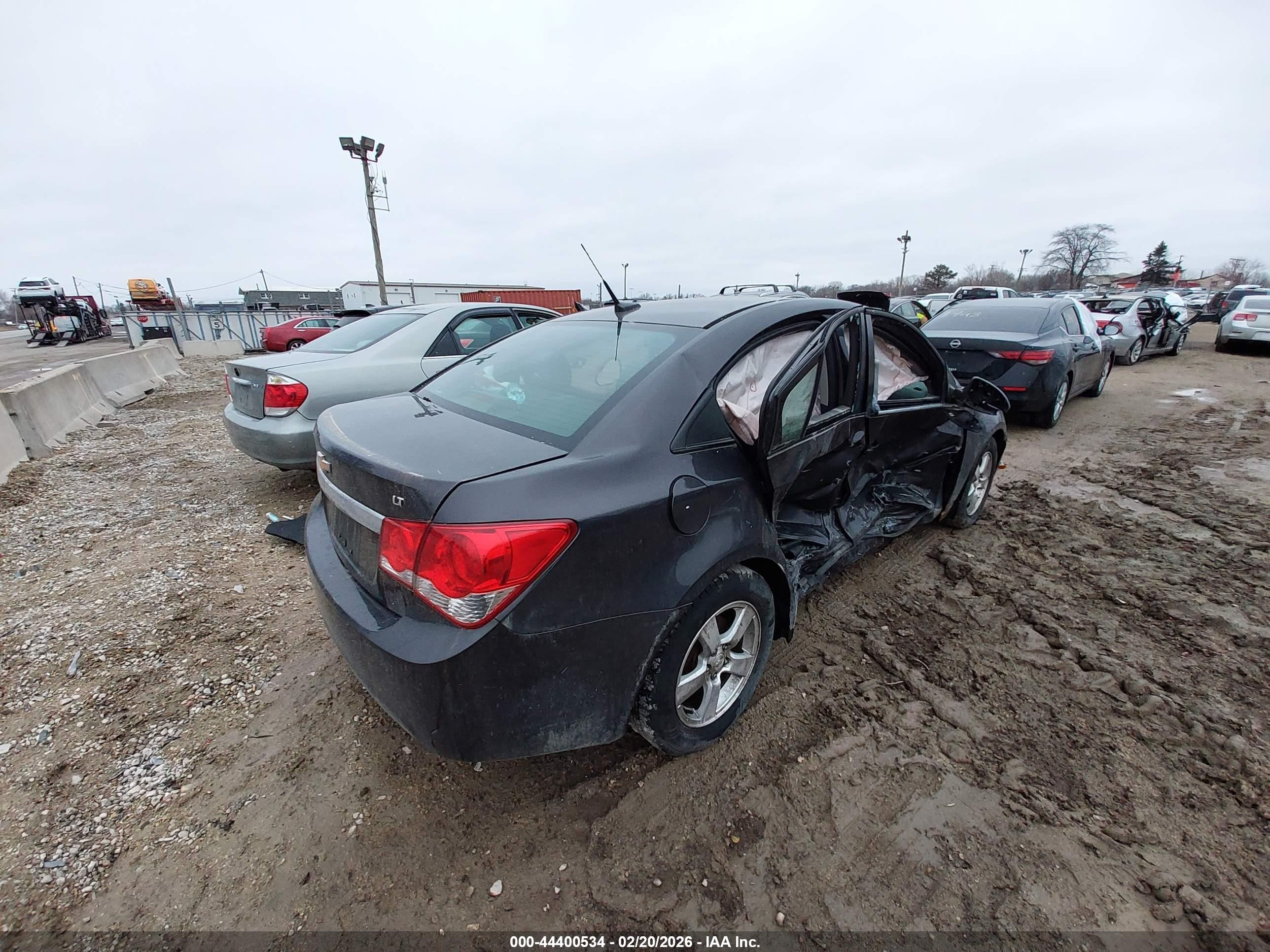 2014 Chevrolet Cruze 1lt Auto Black vin: 1G1PC5SB2E7109486