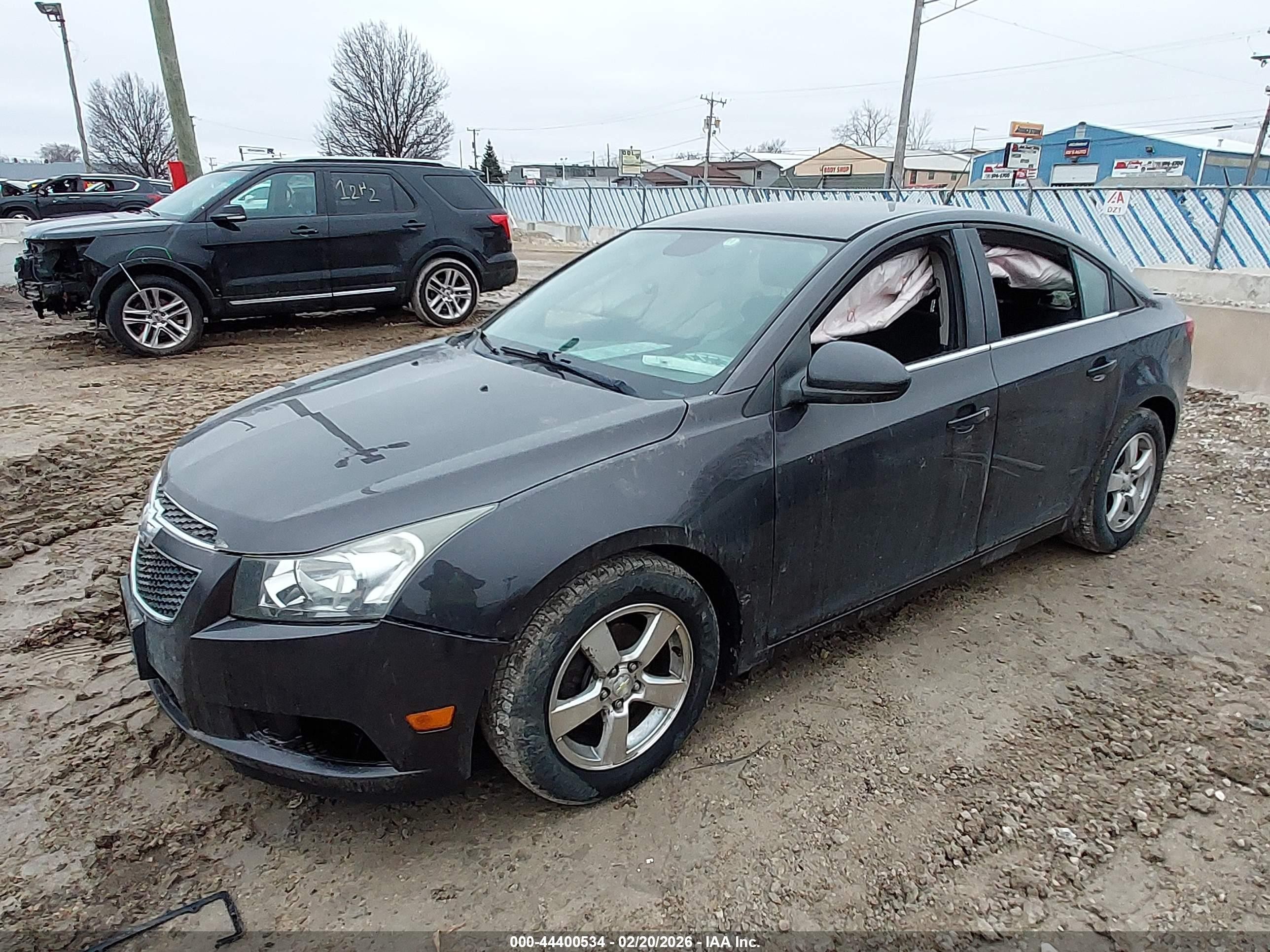 2014 Chevrolet Cruze 1lt Auto Black vin: 1G1PC5SB2E7109486