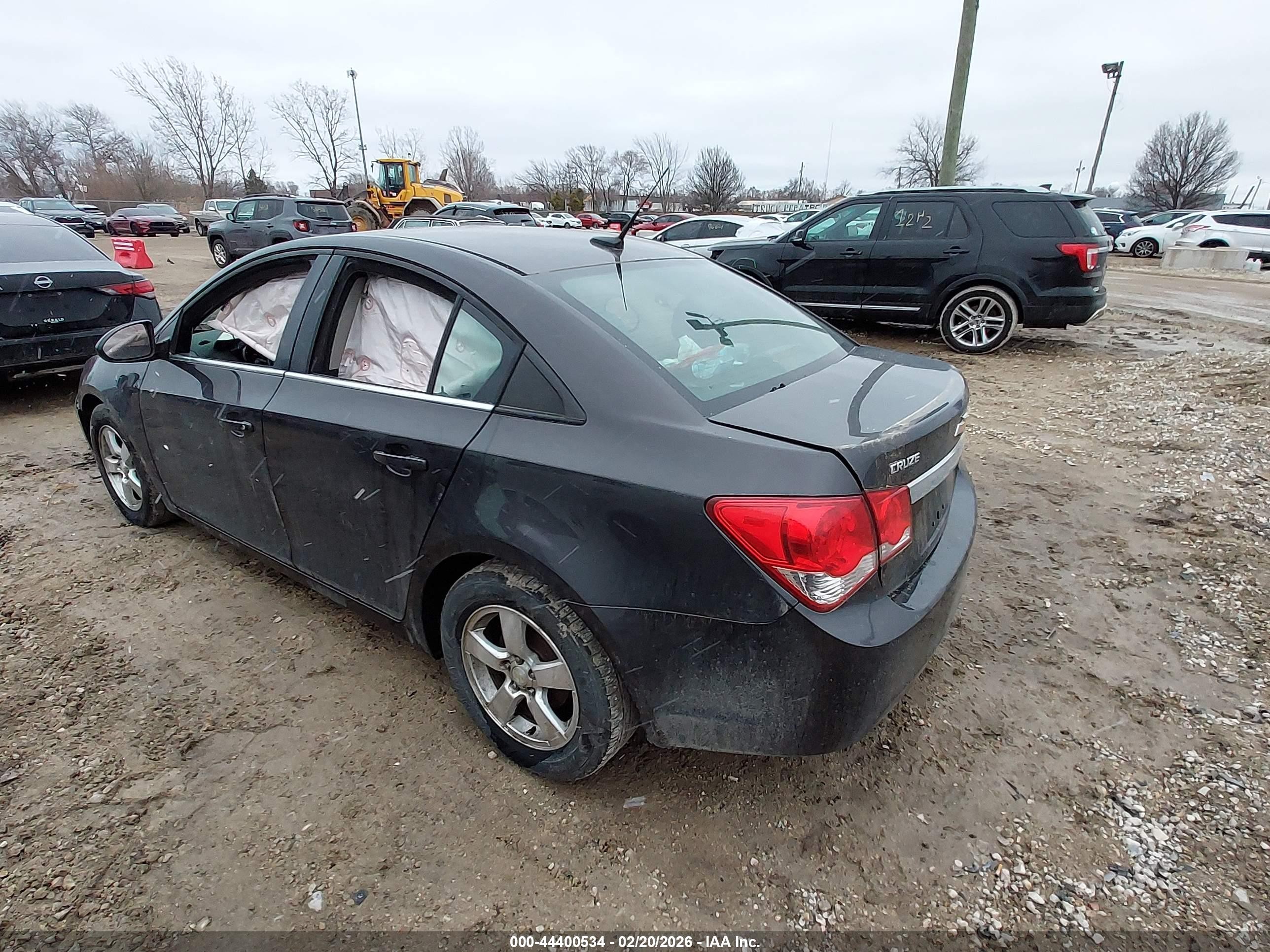2014 Chevrolet Cruze 1lt Auto Black vin: 1G1PC5SB2E7109486