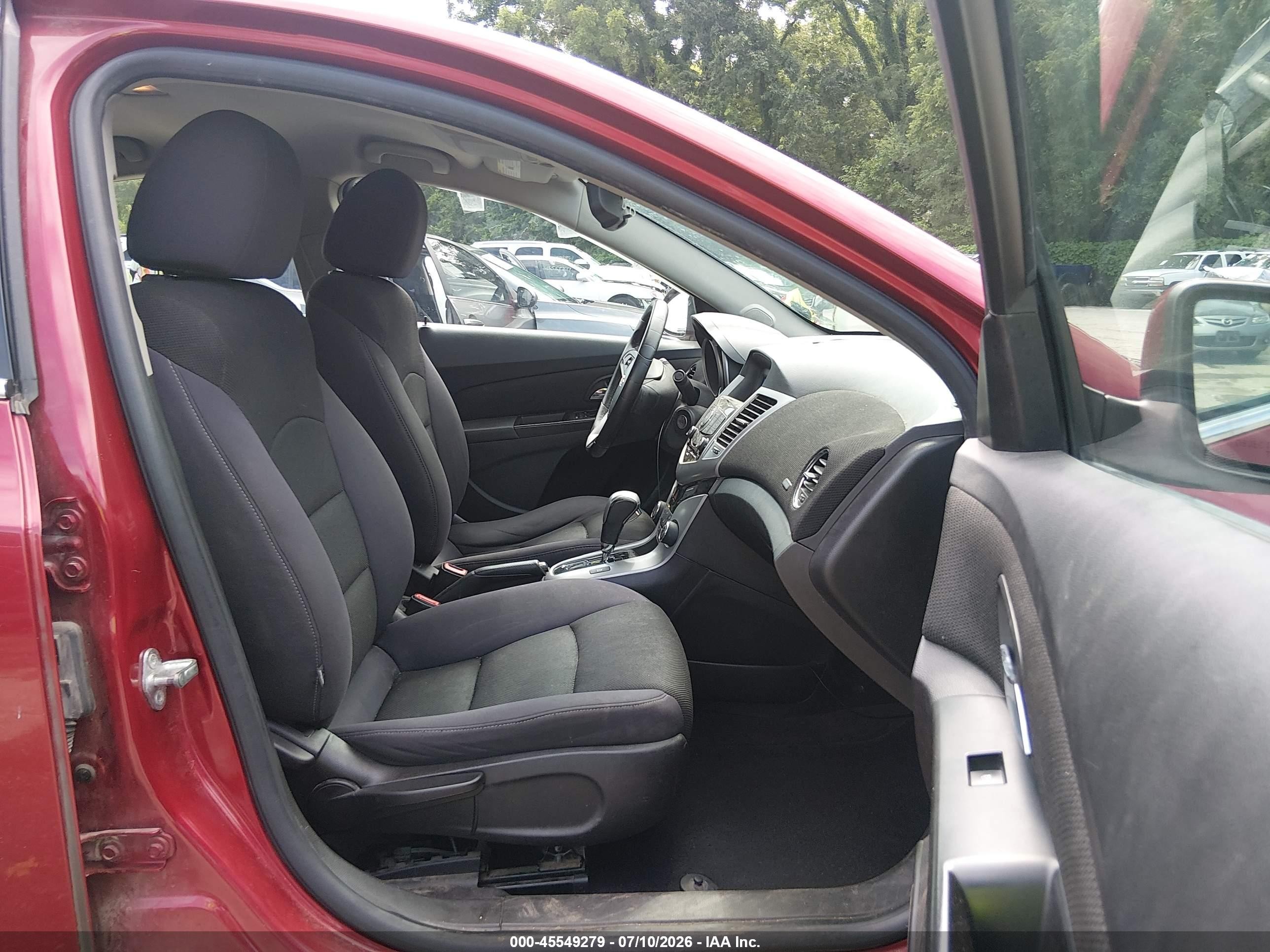 2014 Chevrolet Cruze 1lt Auto Red vin: 1G1PC5SB2E7118821