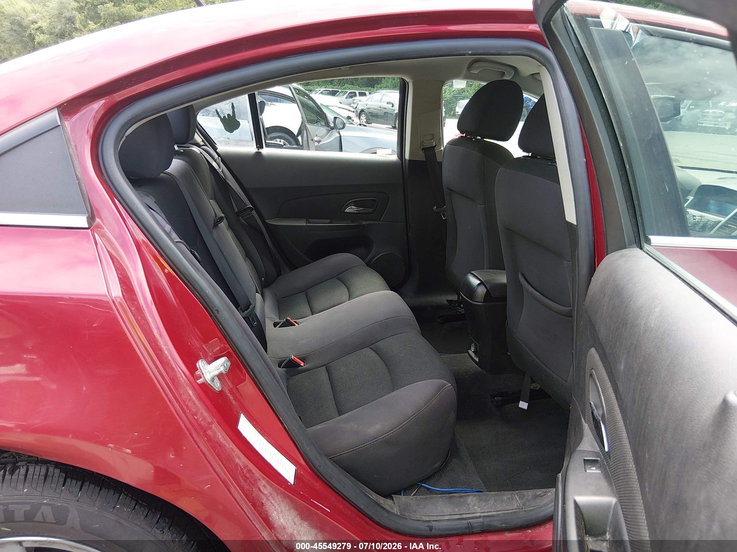 2014 Chevrolet Cruze 1lt Auto Red vin: 1G1PC5SB2E7118821