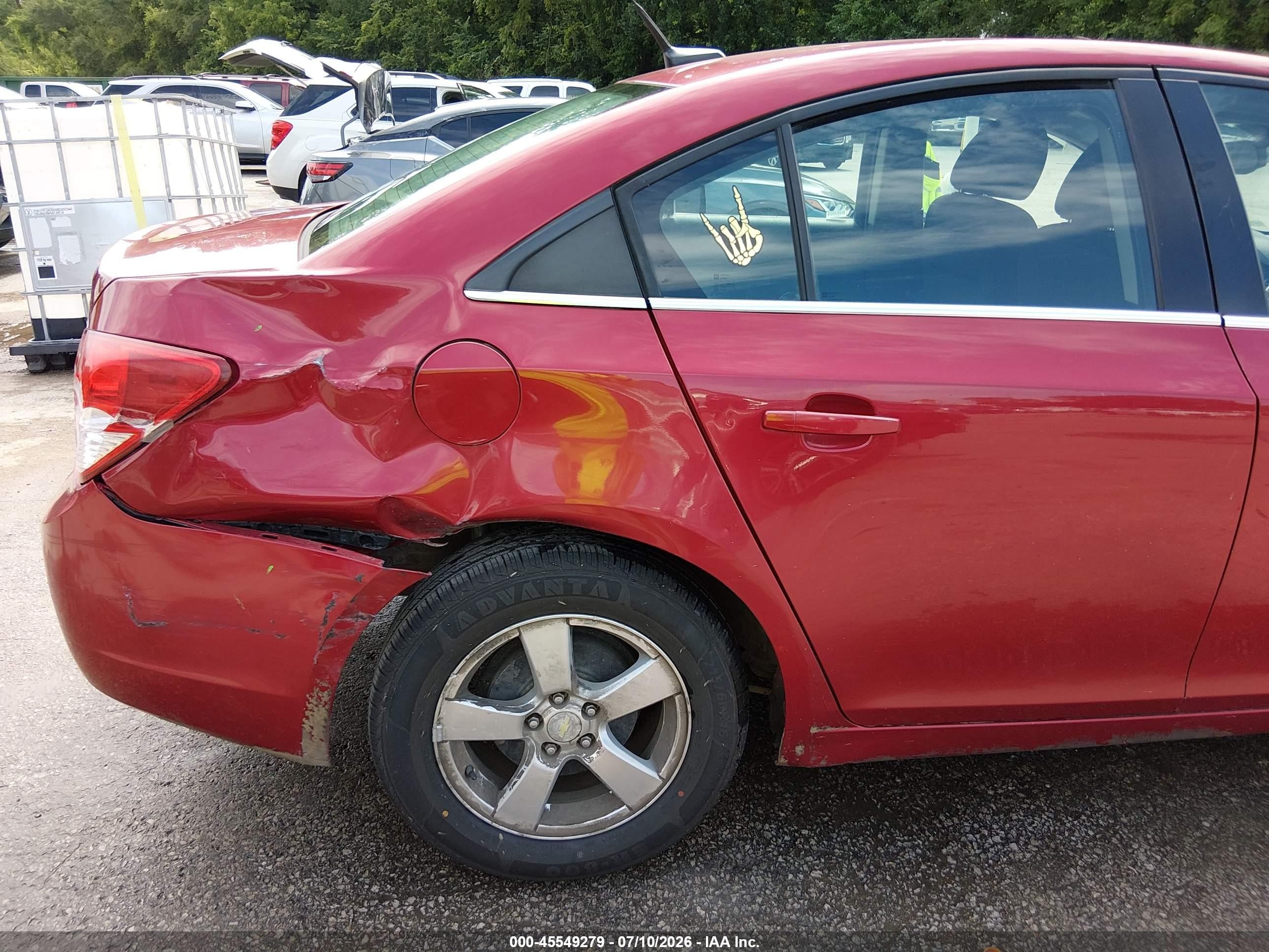 2014 Chevrolet Cruze 1lt Auto Red vin: 1G1PC5SB2E7118821