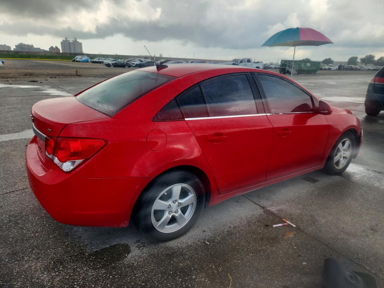 2014 Chevrolet Cruze Lt Red vin: 1G1PC5SB2E7125364