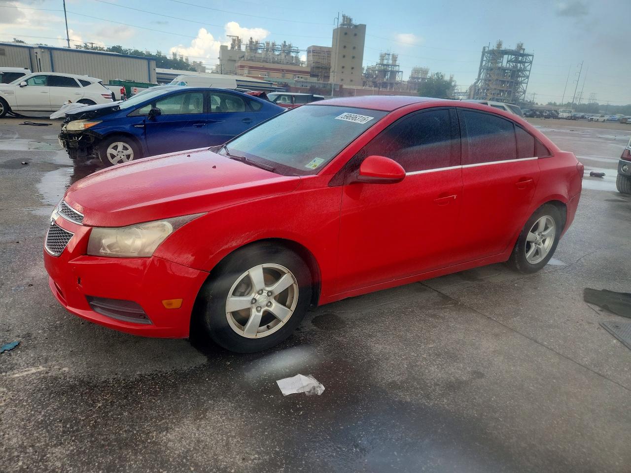 2014 Chevrolet Cruze Lt Red vin: 1G1PC5SB2E7125364