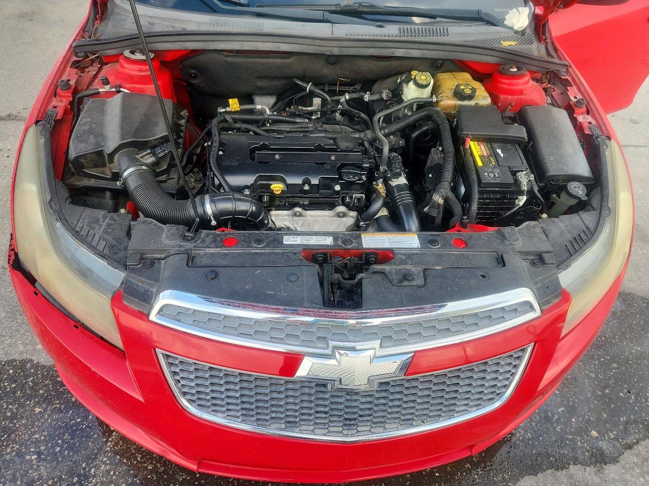 2014 Chevrolet Cruze Lt Red vin: 1G1PC5SB2E7125364
