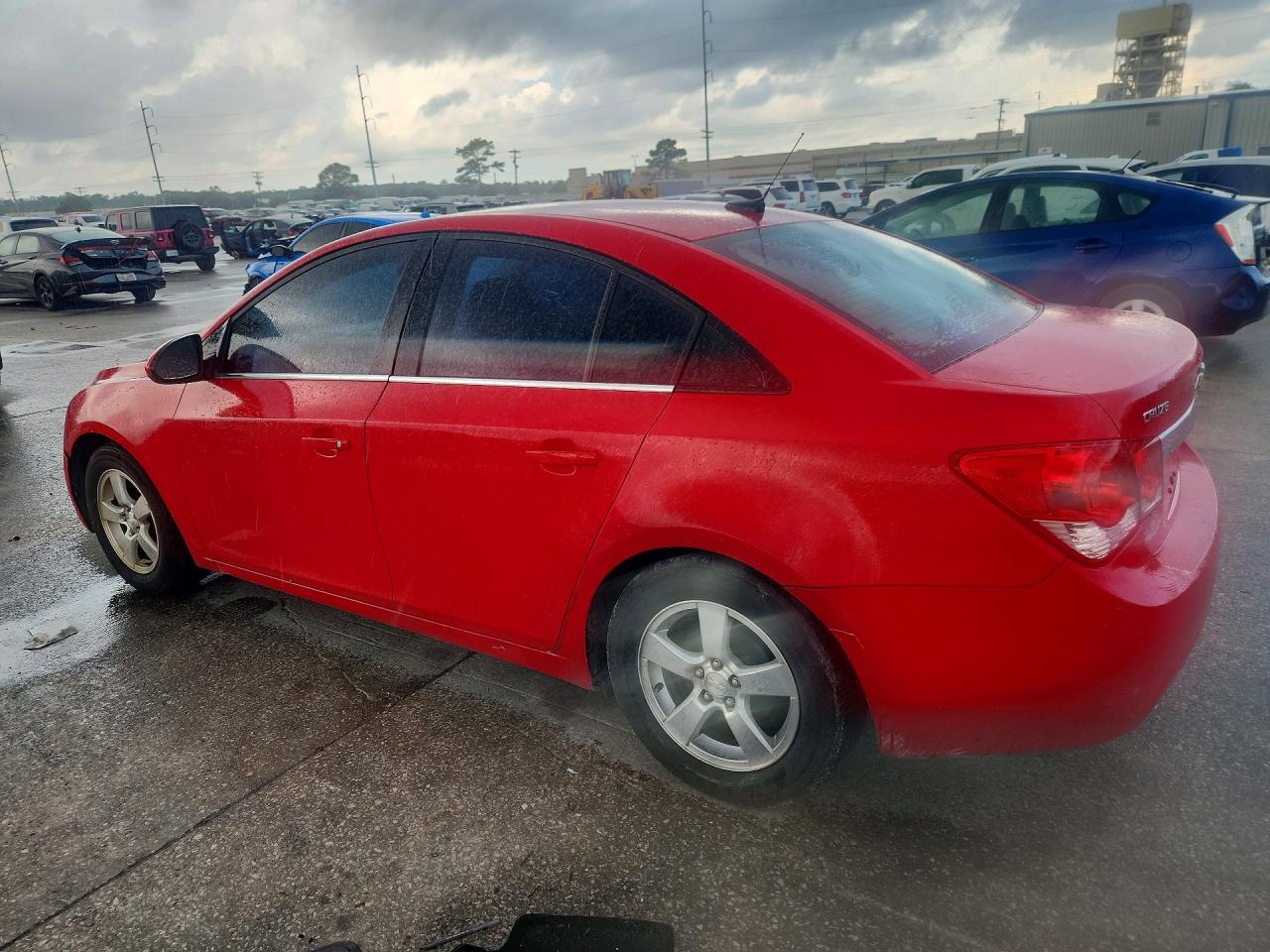2014 Chevrolet Cruze Lt Red vin: 1G1PC5SB2E7125364