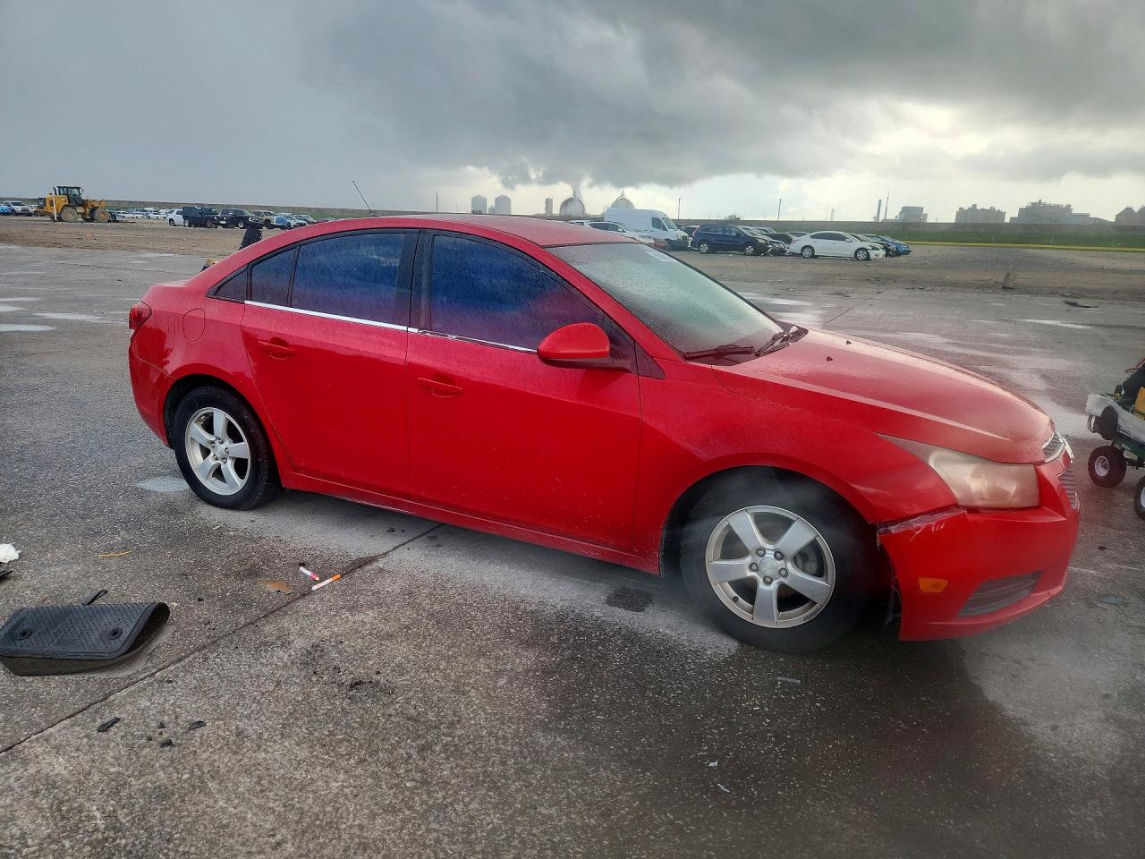 2014 Chevrolet Cruze Lt Red vin: 1G1PC5SB2E7125364