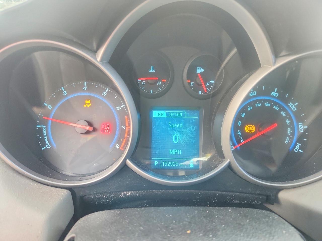 2014 Chevrolet Cruze Lt Red vin: 1G1PC5SB2E7125364