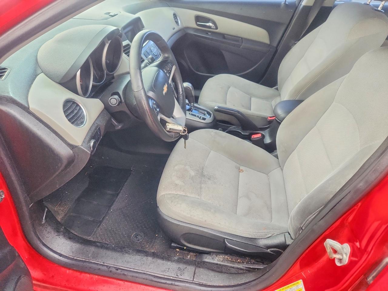 2014 Chevrolet Cruze Lt Red vin: 1G1PC5SB2E7125364