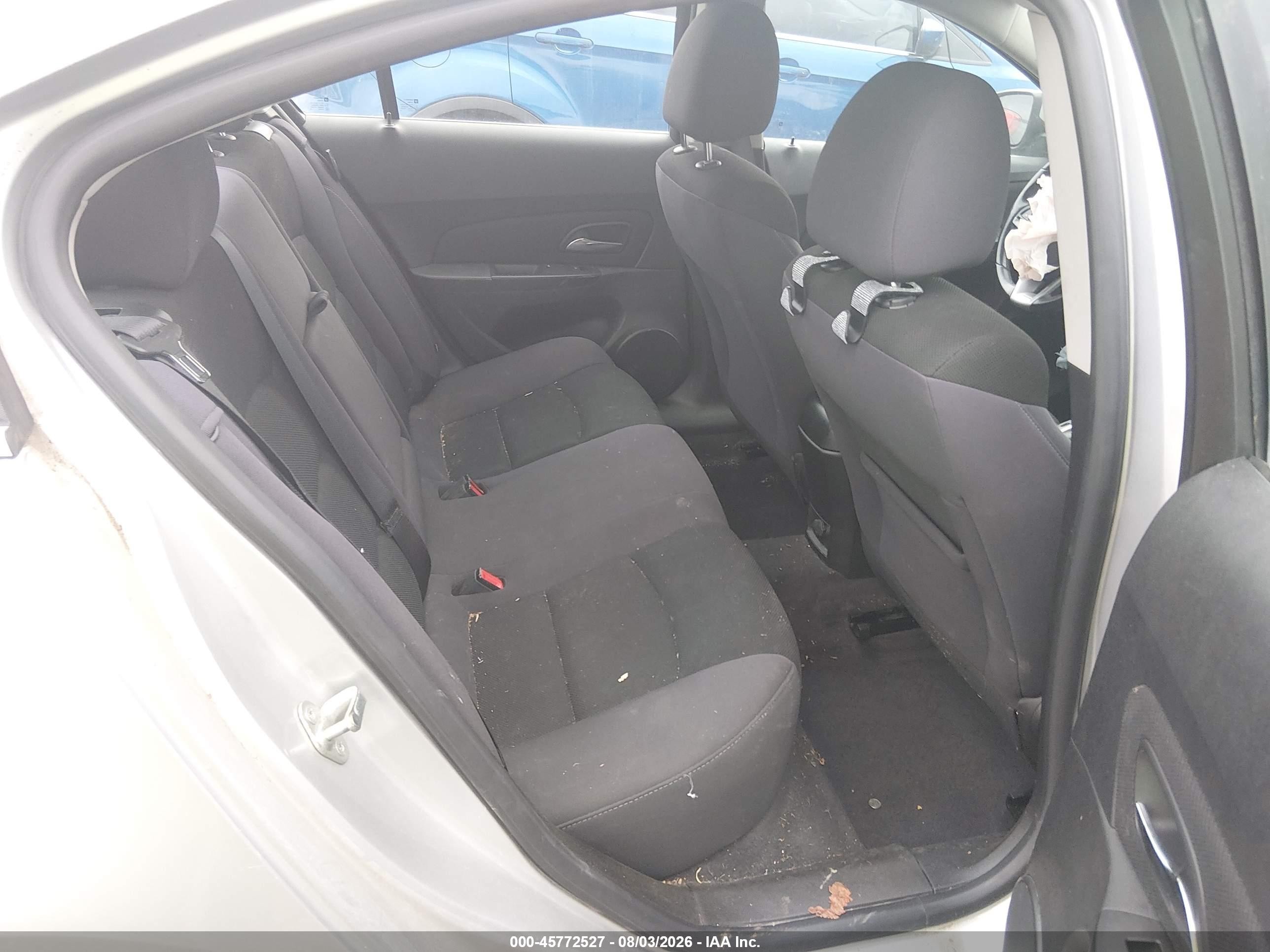 2014 Chevrolet Cruze 1lt Auto Silver vin: 1G1PC5SB2E7143797