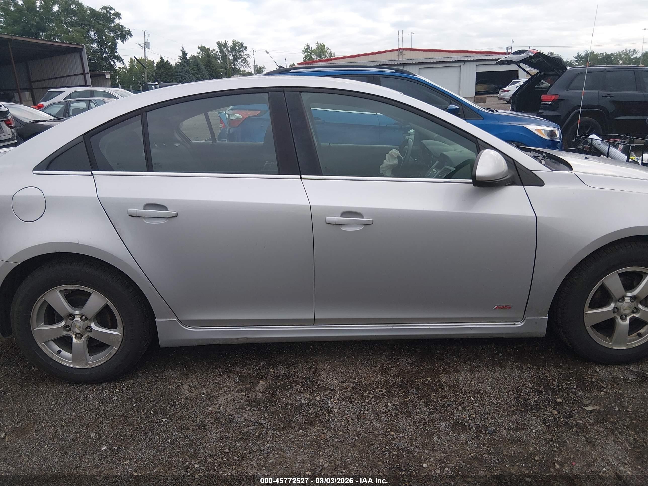 2014 Chevrolet Cruze 1lt Auto Silver vin: 1G1PC5SB2E7143797