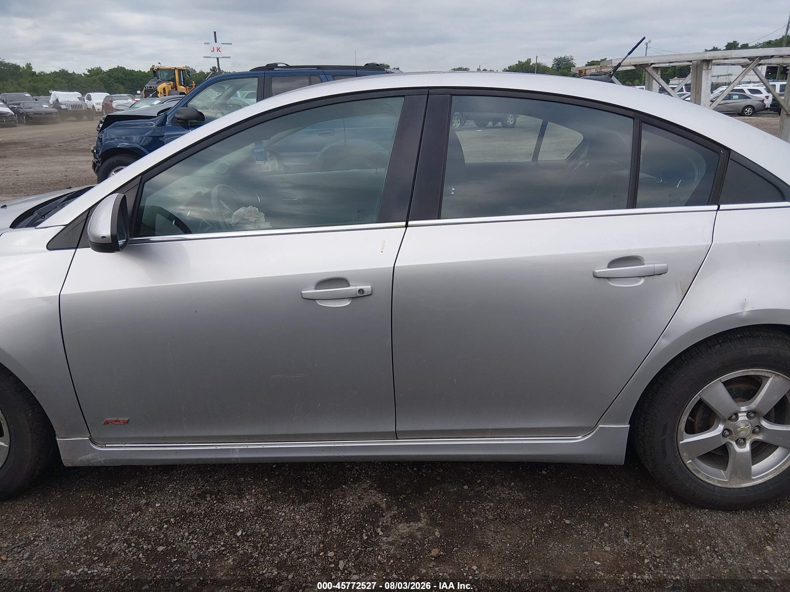 2014 Chevrolet Cruze 1lt Auto Silver vin: 1G1PC5SB2E7143797