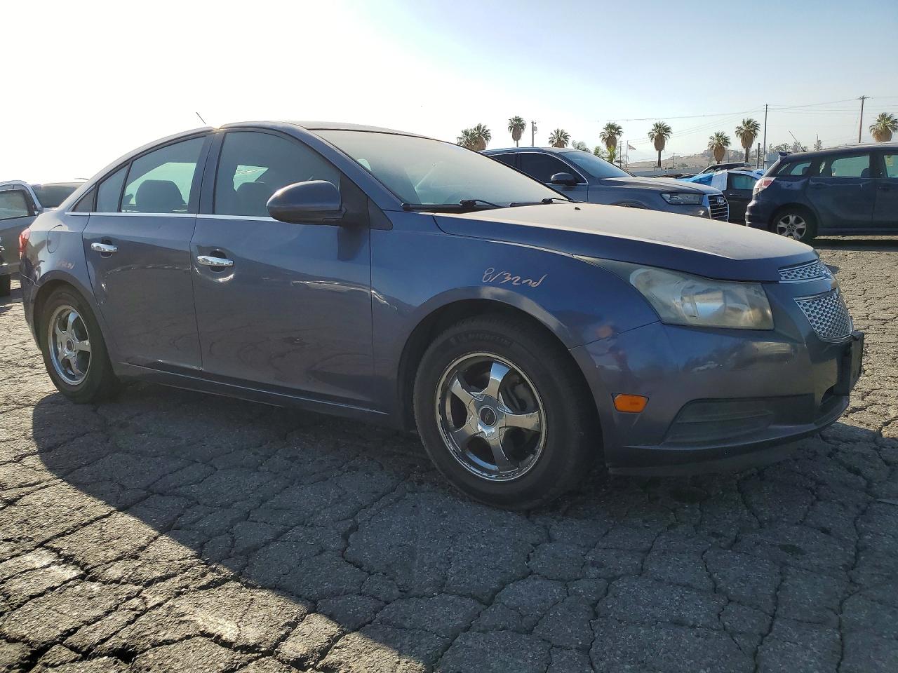 2014 Chevrolet Cruze Lt Blue vin: 1G1PC5SB2E7161684
