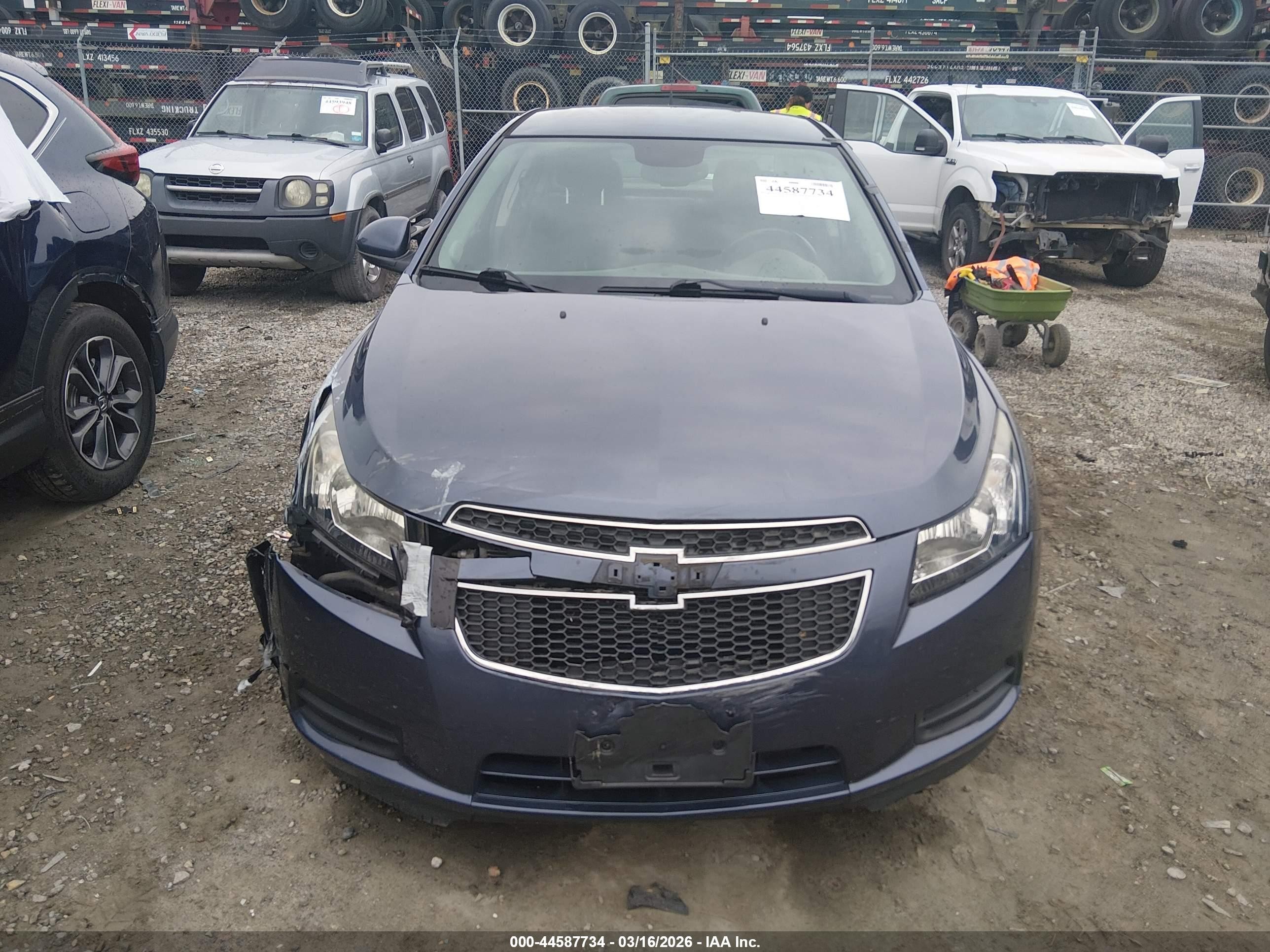2014 Chevrolet Cruze 1lt Auto Dark Blue vin: 1G1PC5SB2E7164567