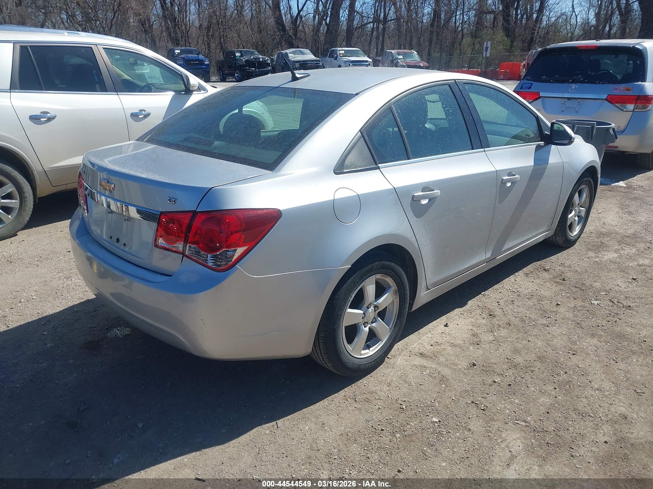 2014 Chevrolet Cruze 1lt Auto Silver vin: 1G1PC5SB2E7167324