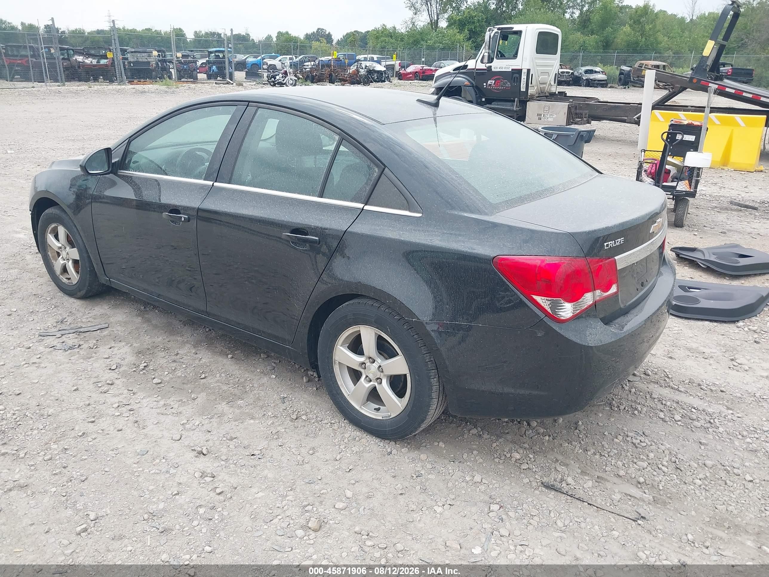 2014 Chevrolet Cruze 1lt Auto Black vin: 1G1PC5SB2E7171583