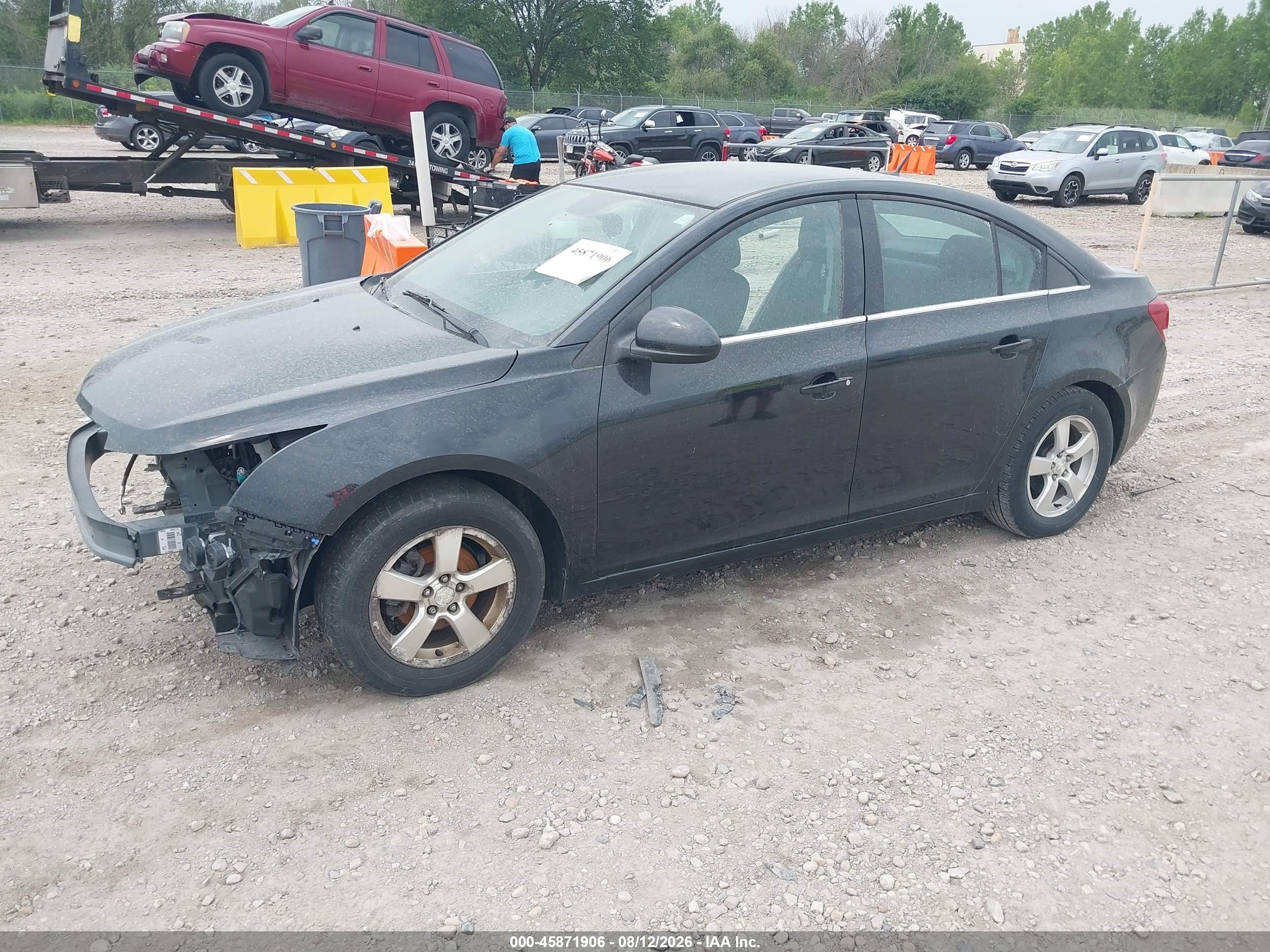 2014 Chevrolet Cruze 1lt Auto Black vin: 1G1PC5SB2E7171583